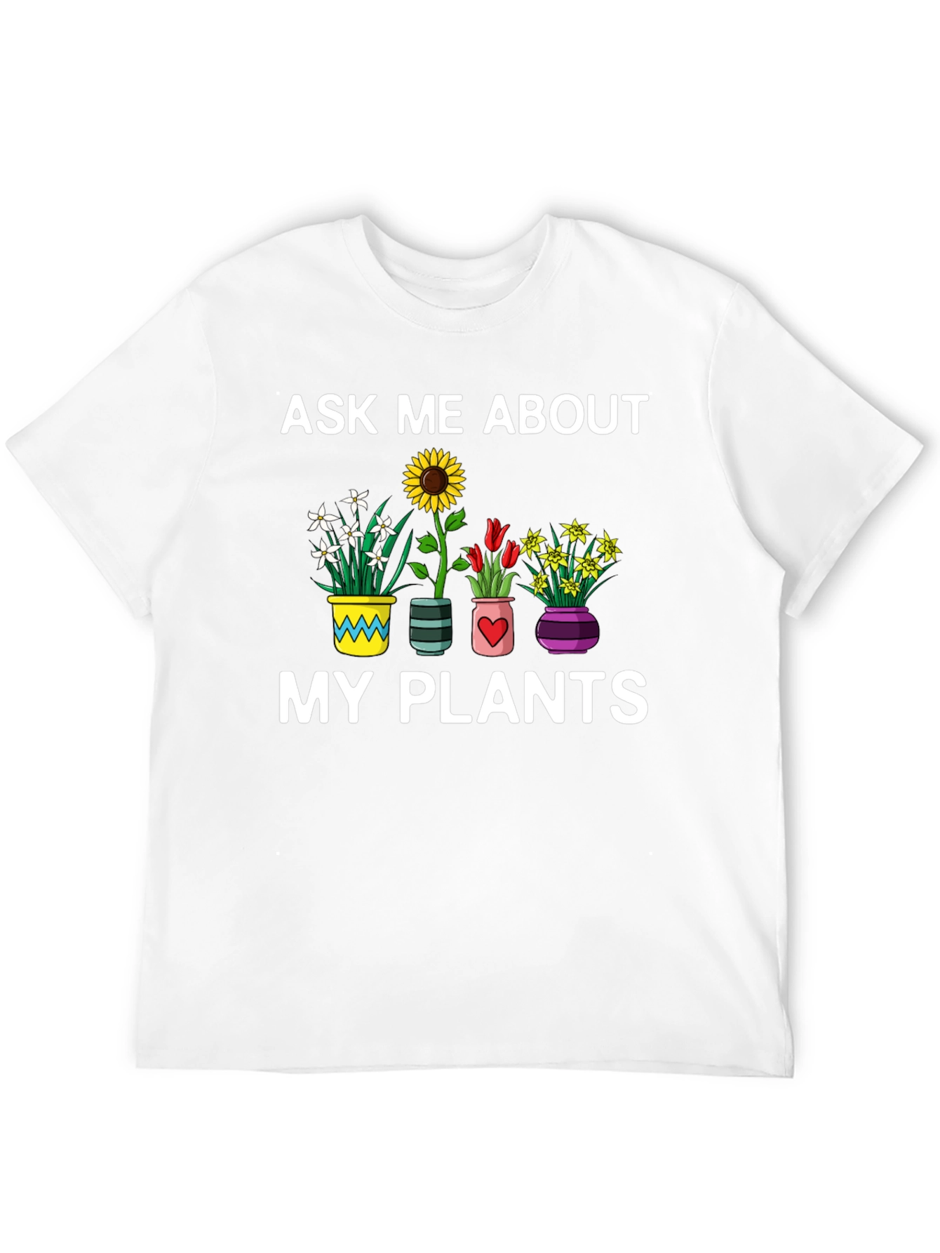 Black Ask Me About My Plants Graphic Tee view 12