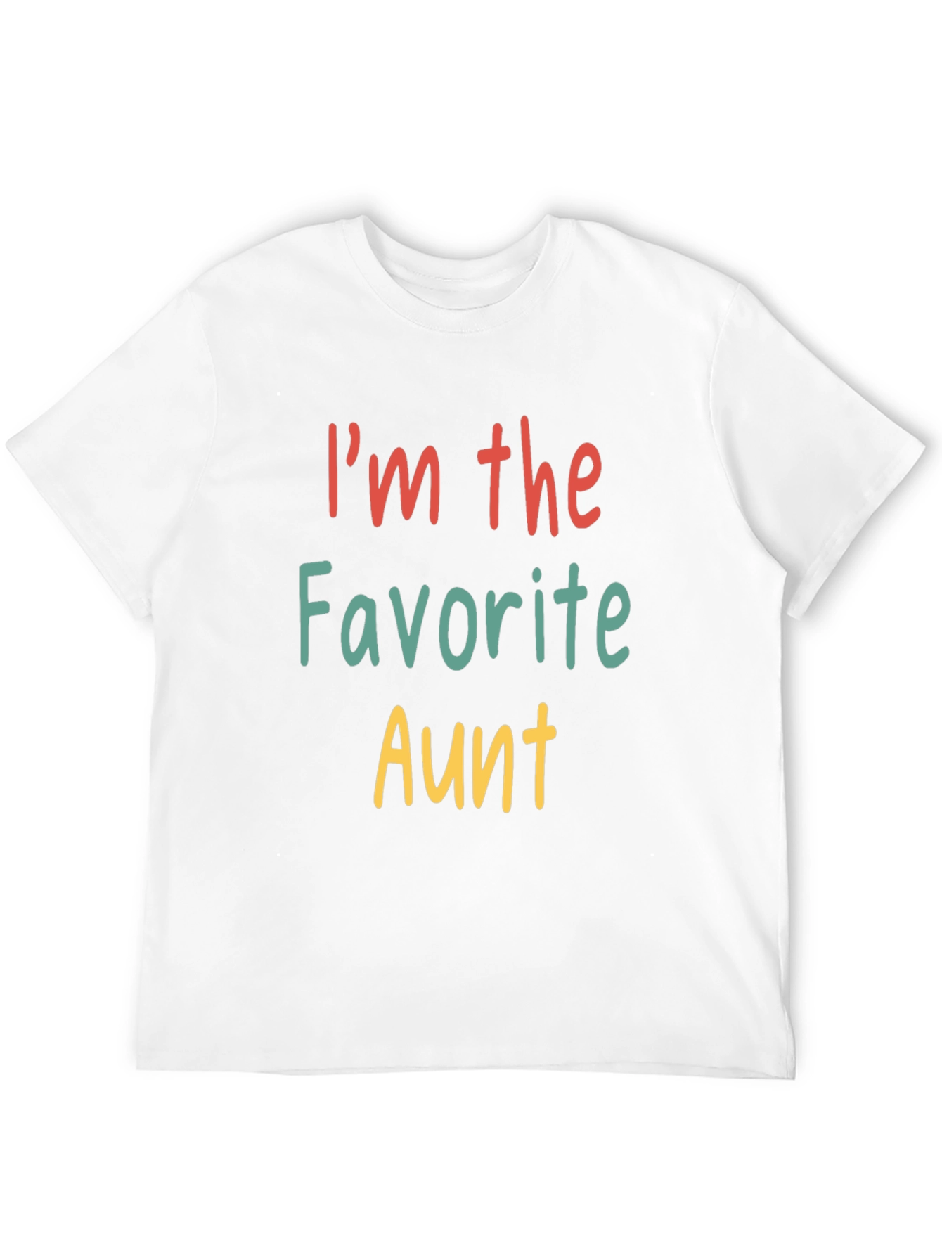 Black Favorite Aunt T-Shirt - Fun Family Tee view 12