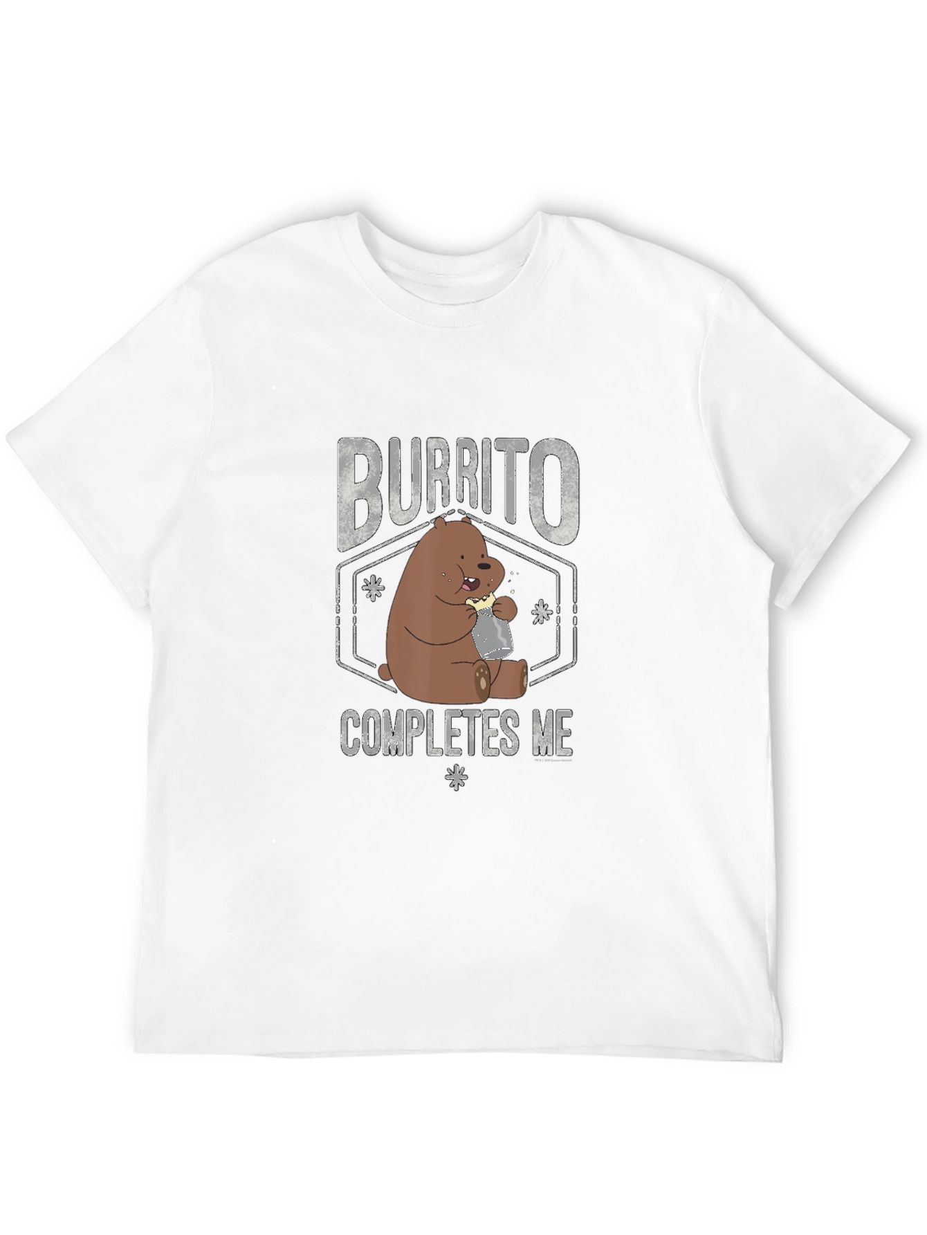 Black Burrito Completes Me T-Shirt Funny Bear Tee view 12