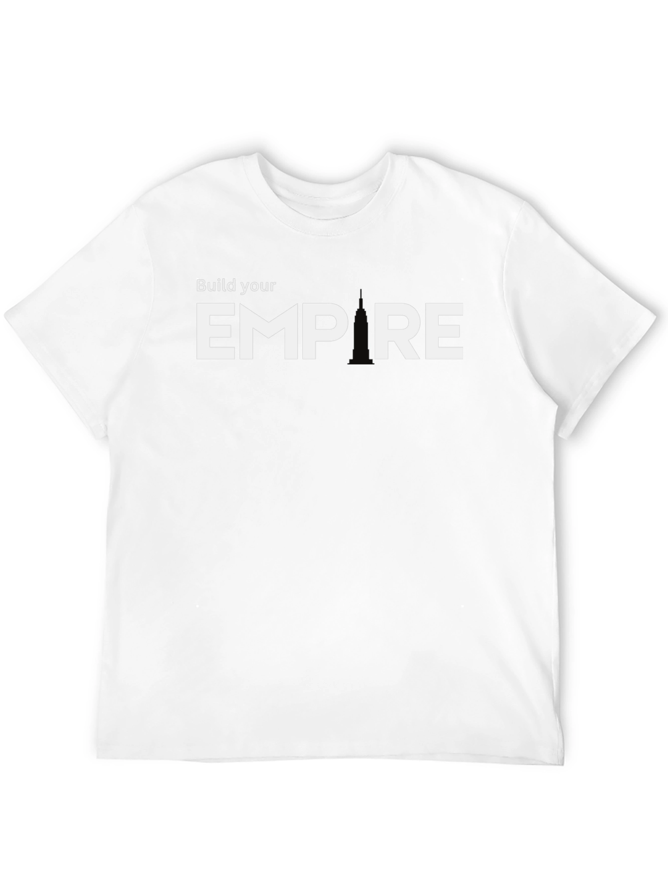 Black Build Your Empire Graphic Tee - Black Cotton Blend view 12