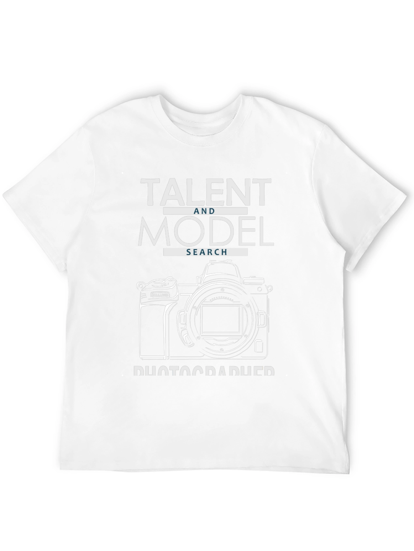 Black Talent & Model Search Photographer T-Shirt view 12