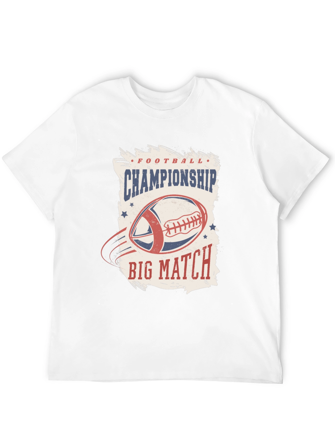 Black Football Championship Big Match Graphic Tee view 12
