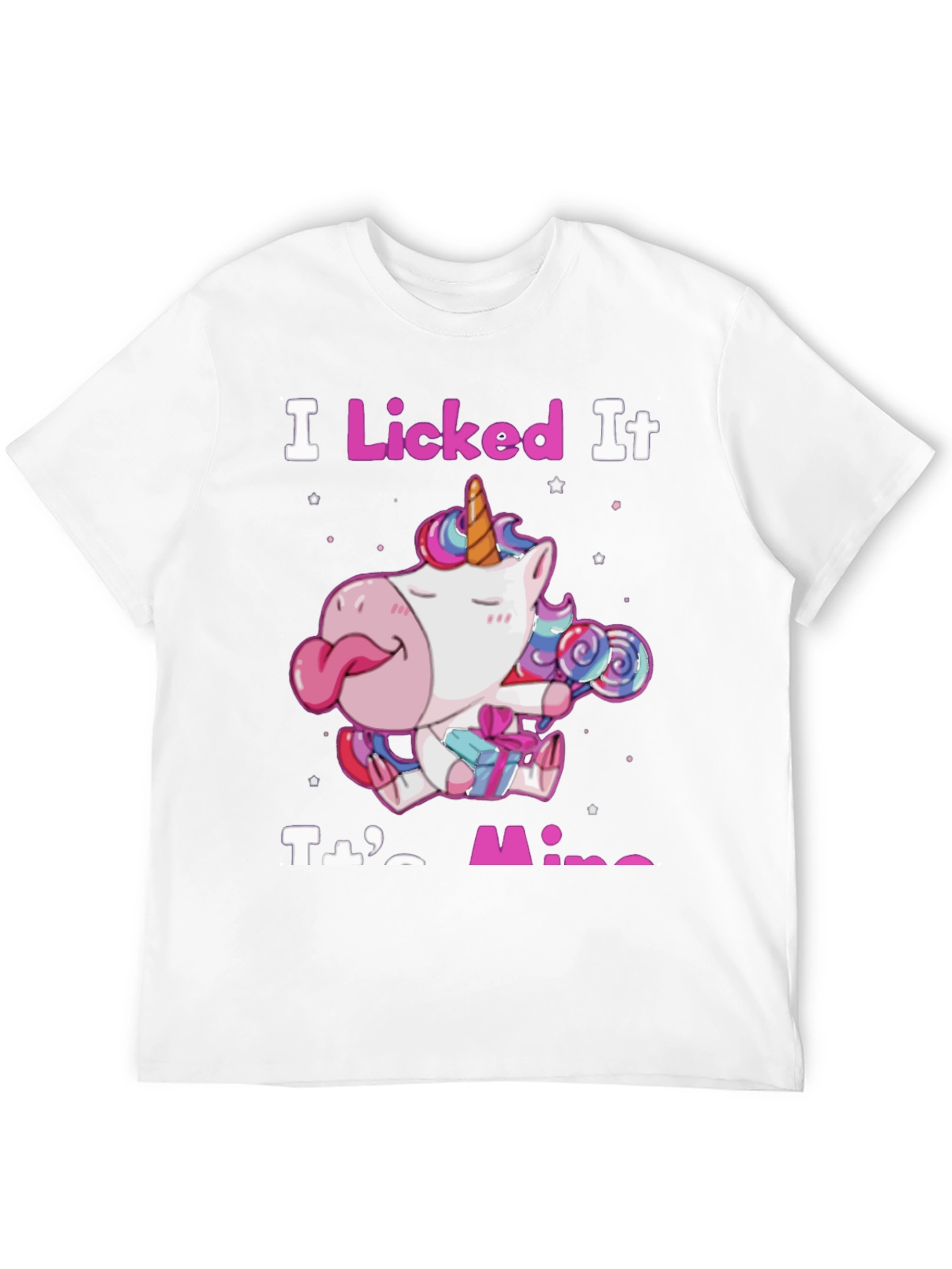 Black I Licked It Unicorn T-Shirt view 12