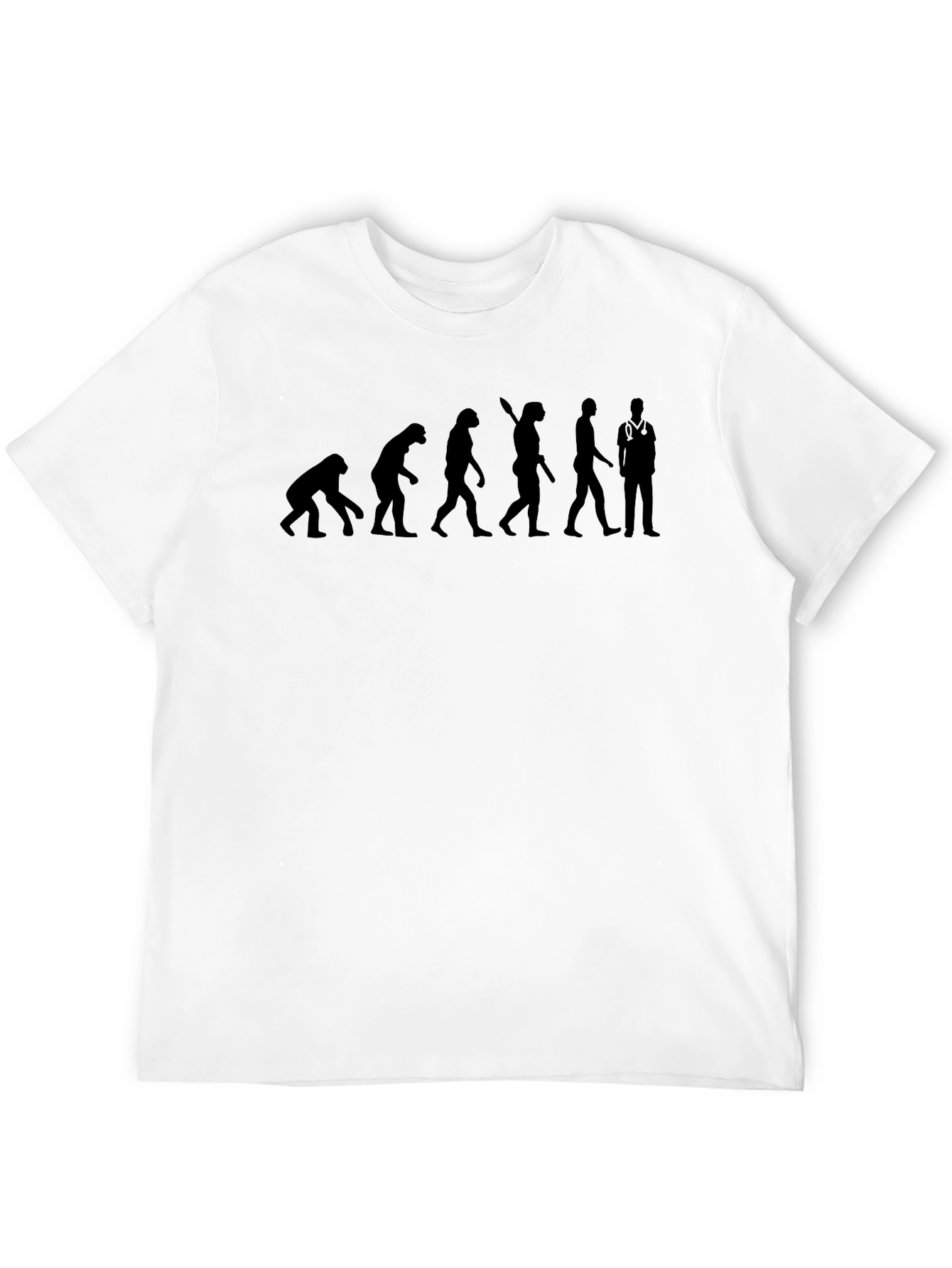 Black Evolution of Doctor Black T-Shirt view 12