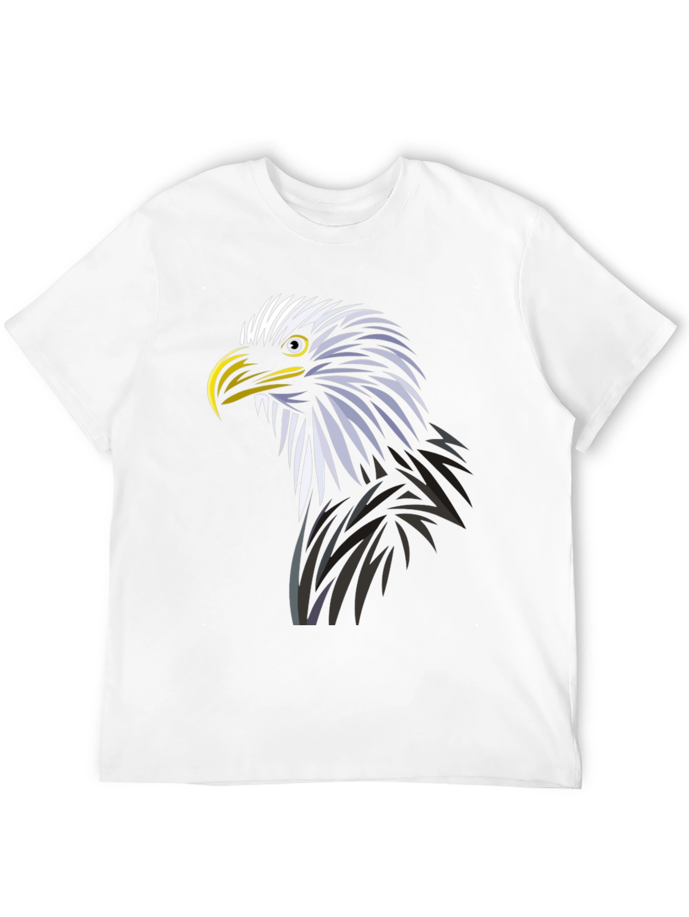 Black Eagle Graphic Tee - Black Cotton Blend view 12