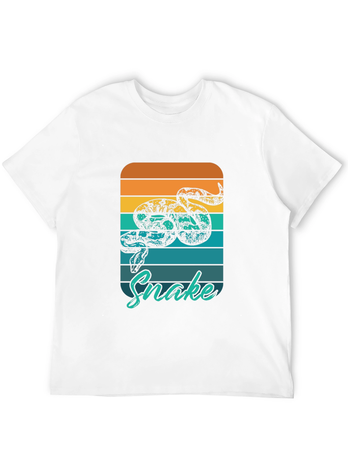 Black Retro Snake Graphic T-Shirt - Stylish Reptile Tee view 12