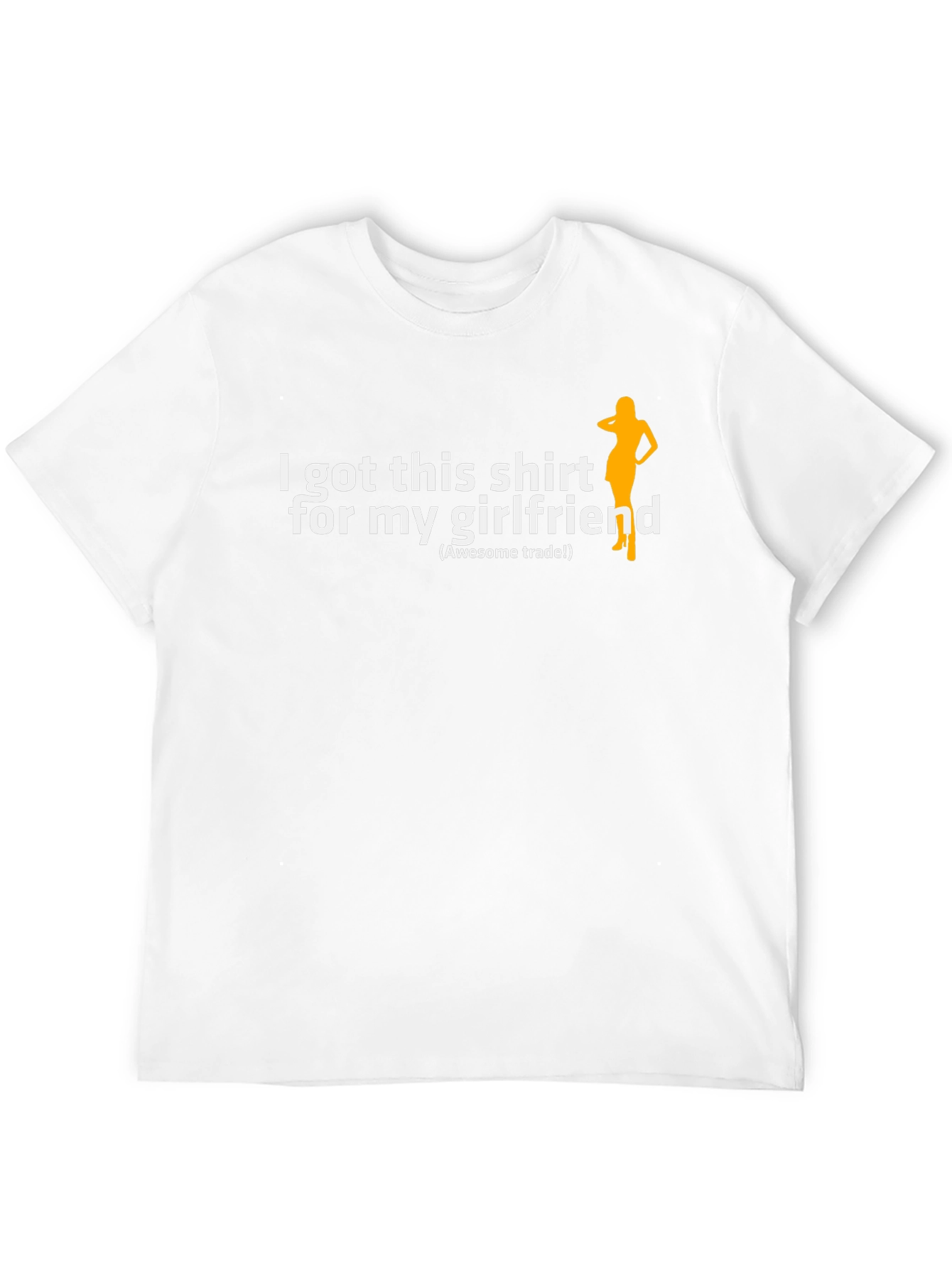 Black Funny "I Got This Shirt for My Girlfriend" T-Shirt view 12