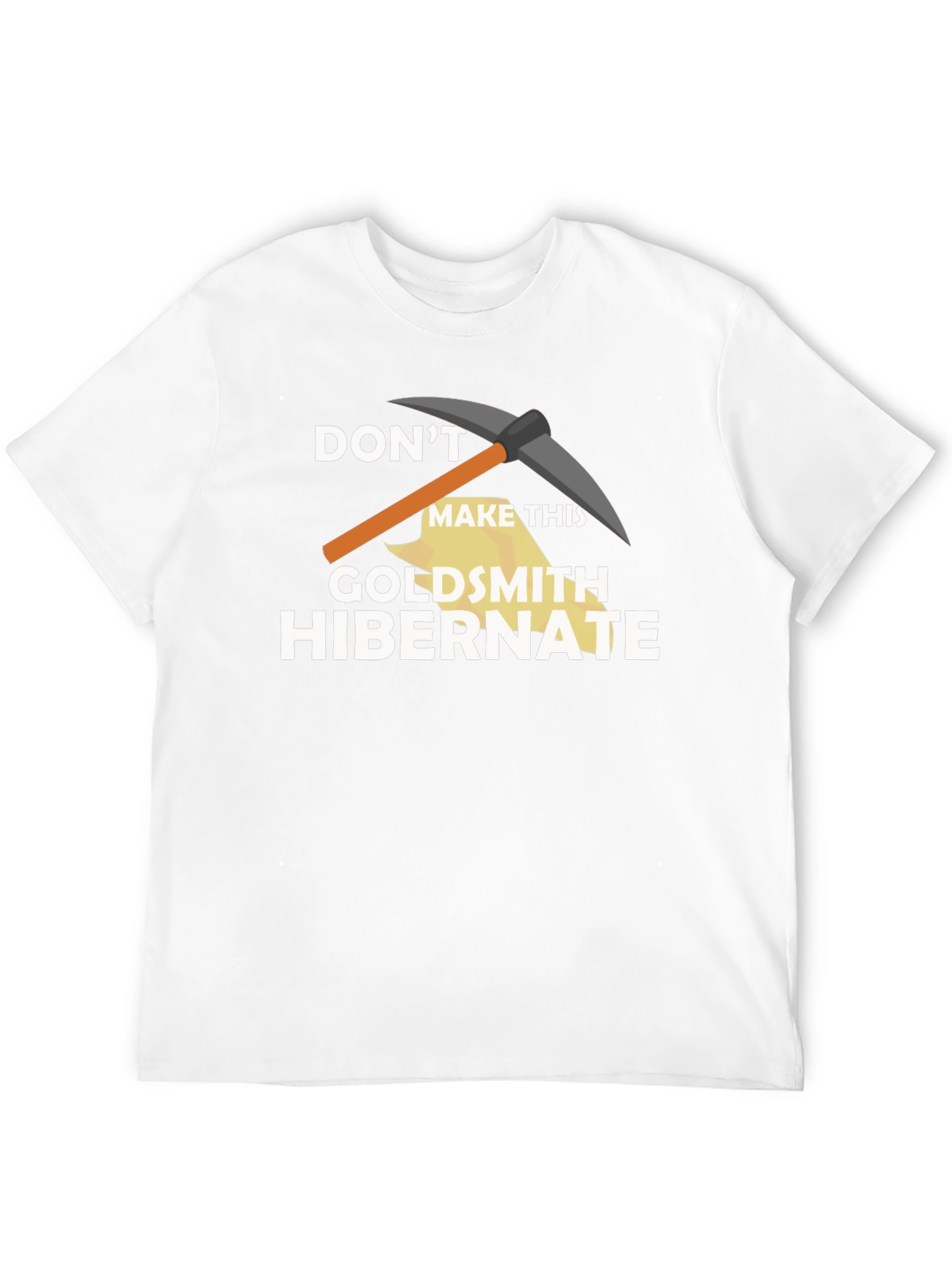 Black Don't Make This Goldsmith Hibernate T-Shirt view 12