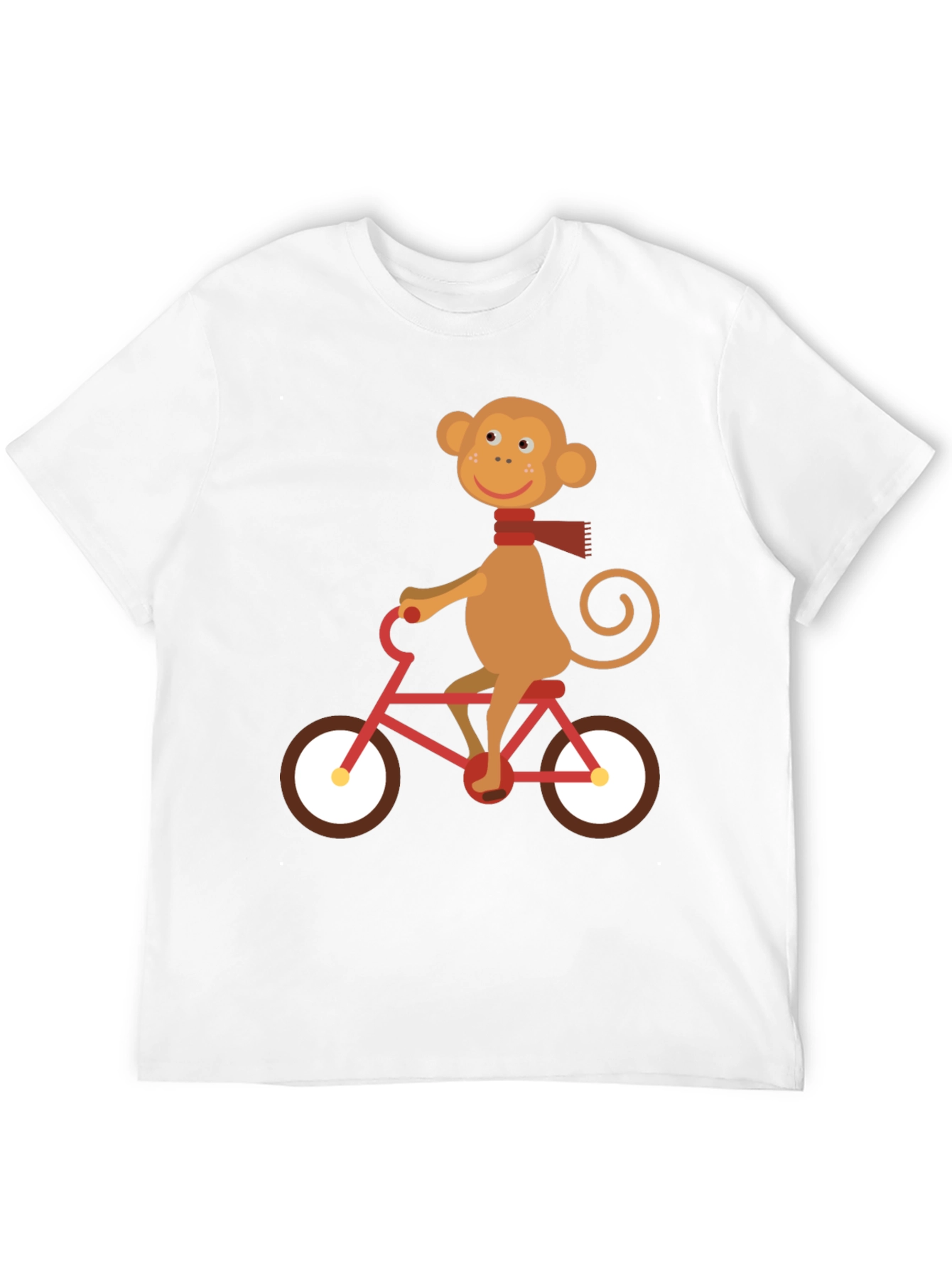 Black Monkey on Bike Graphic Tee - Fun & Unique Design view 12
