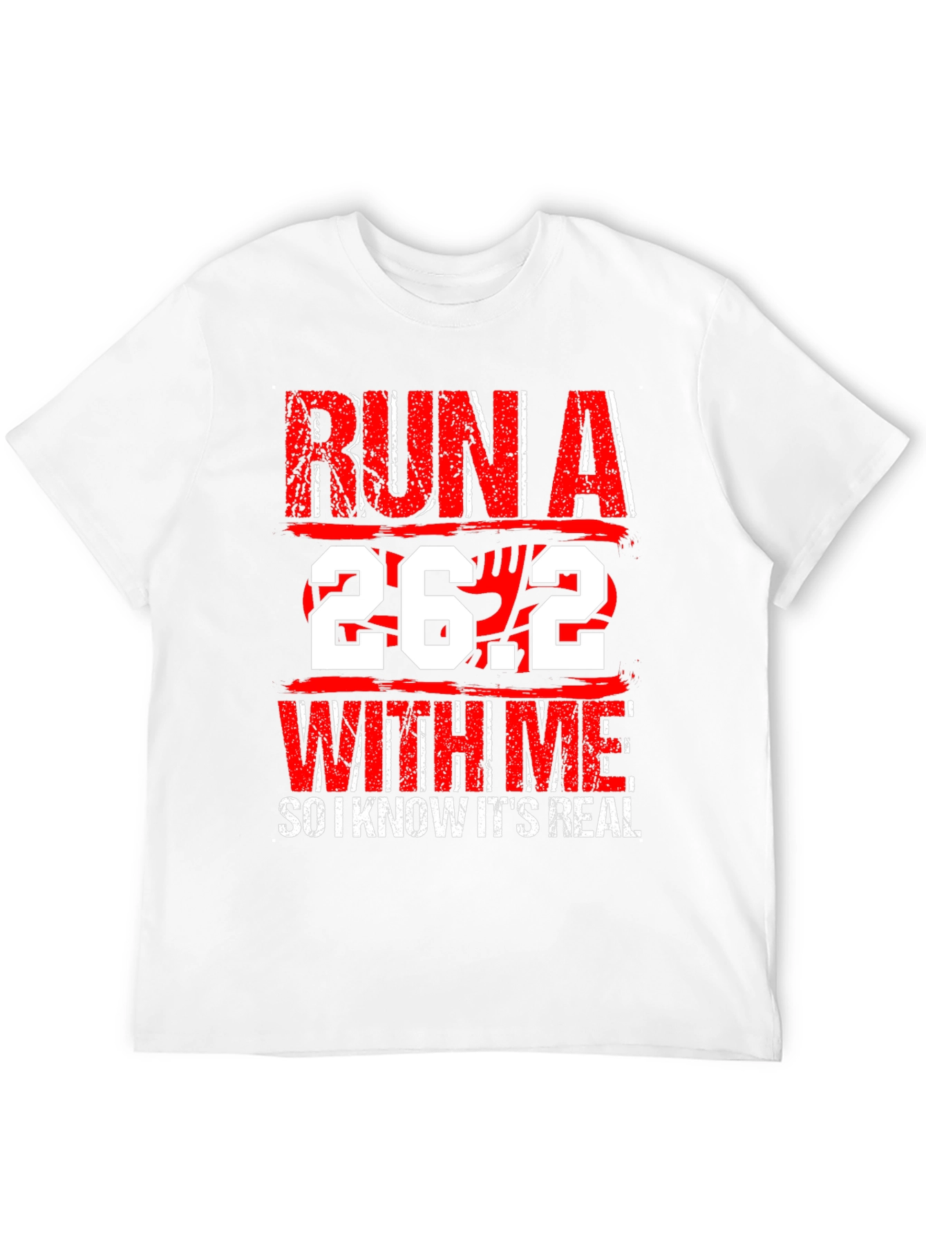 Black Run A 26.2 With Me Graphic T-Shirt view 12