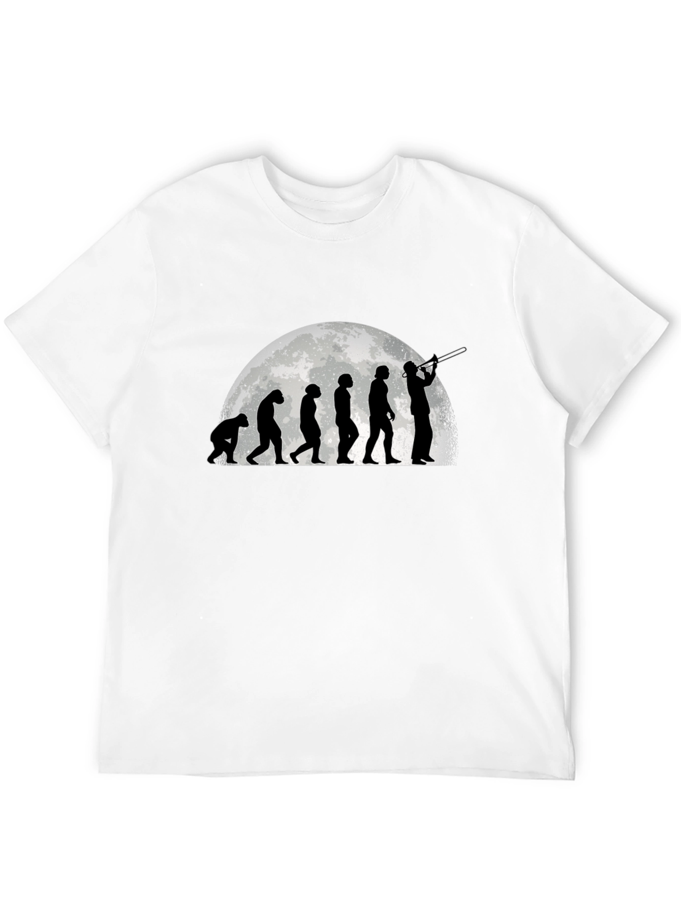 Black Trombone Evolution Black T-Shirt view 12