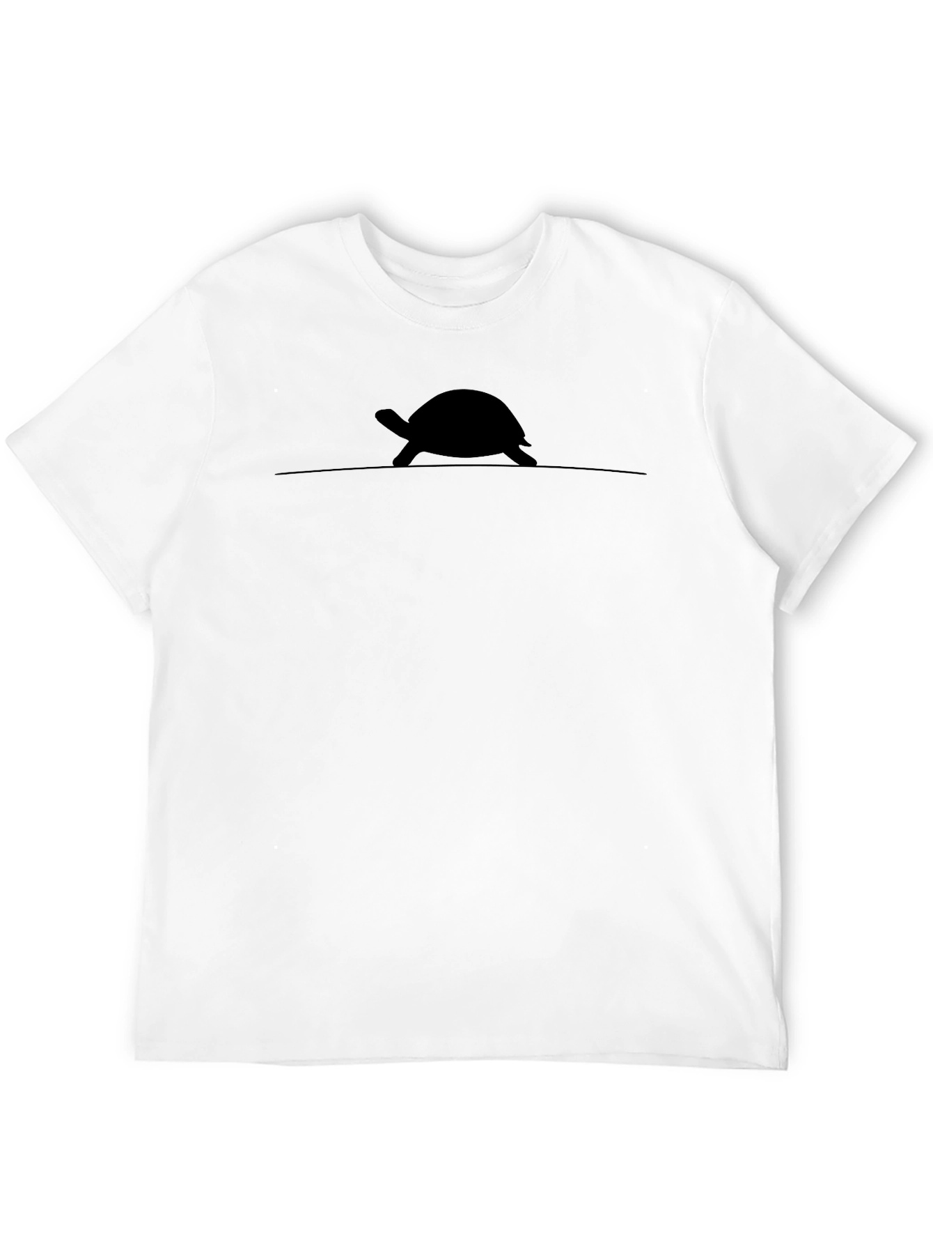 Black Turtle Silhouette Graphic Tee - Stylish & Comfortable view 12