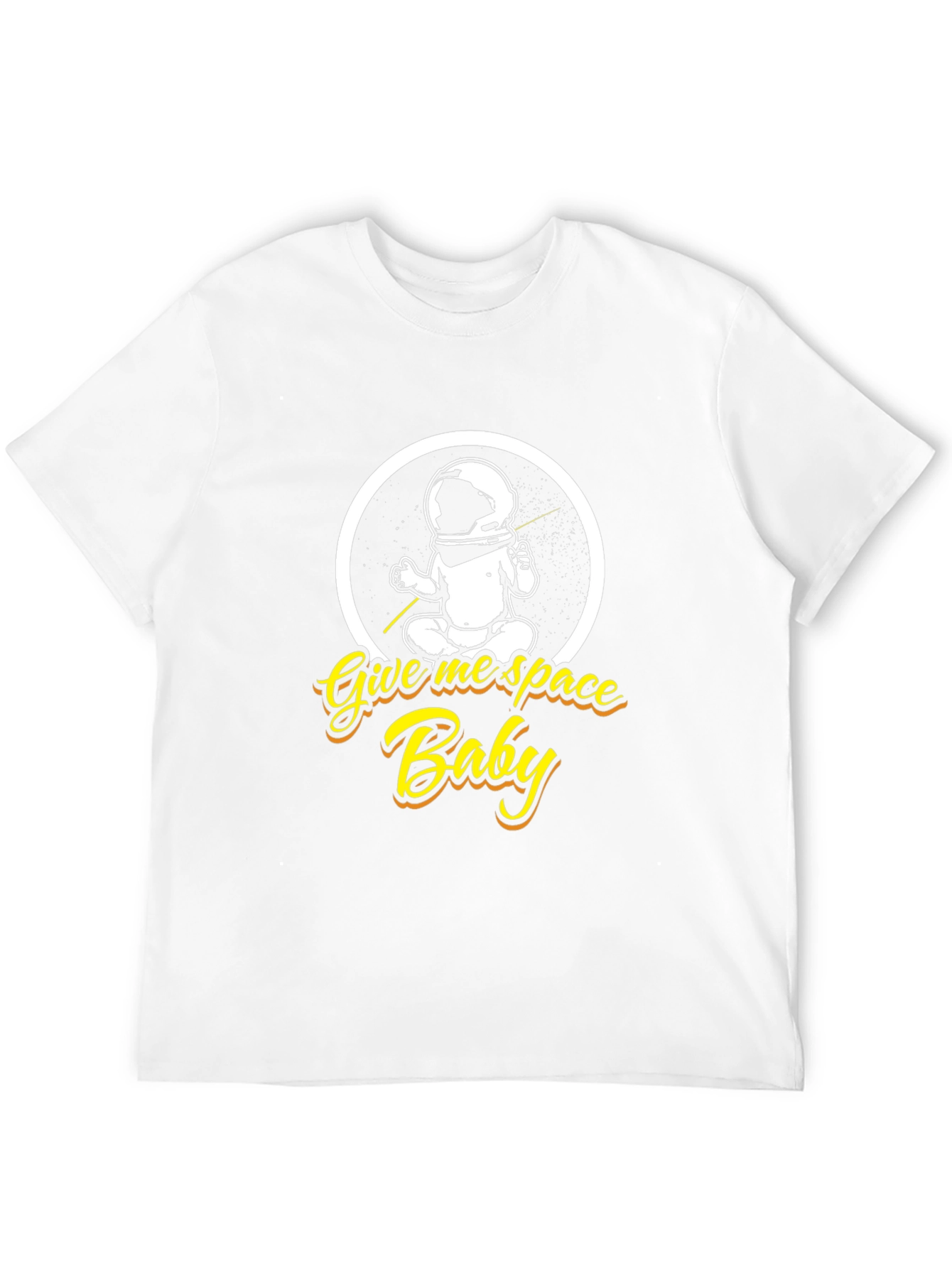 Black Give Me Space Baby Black Graphic T-Shirt view 12