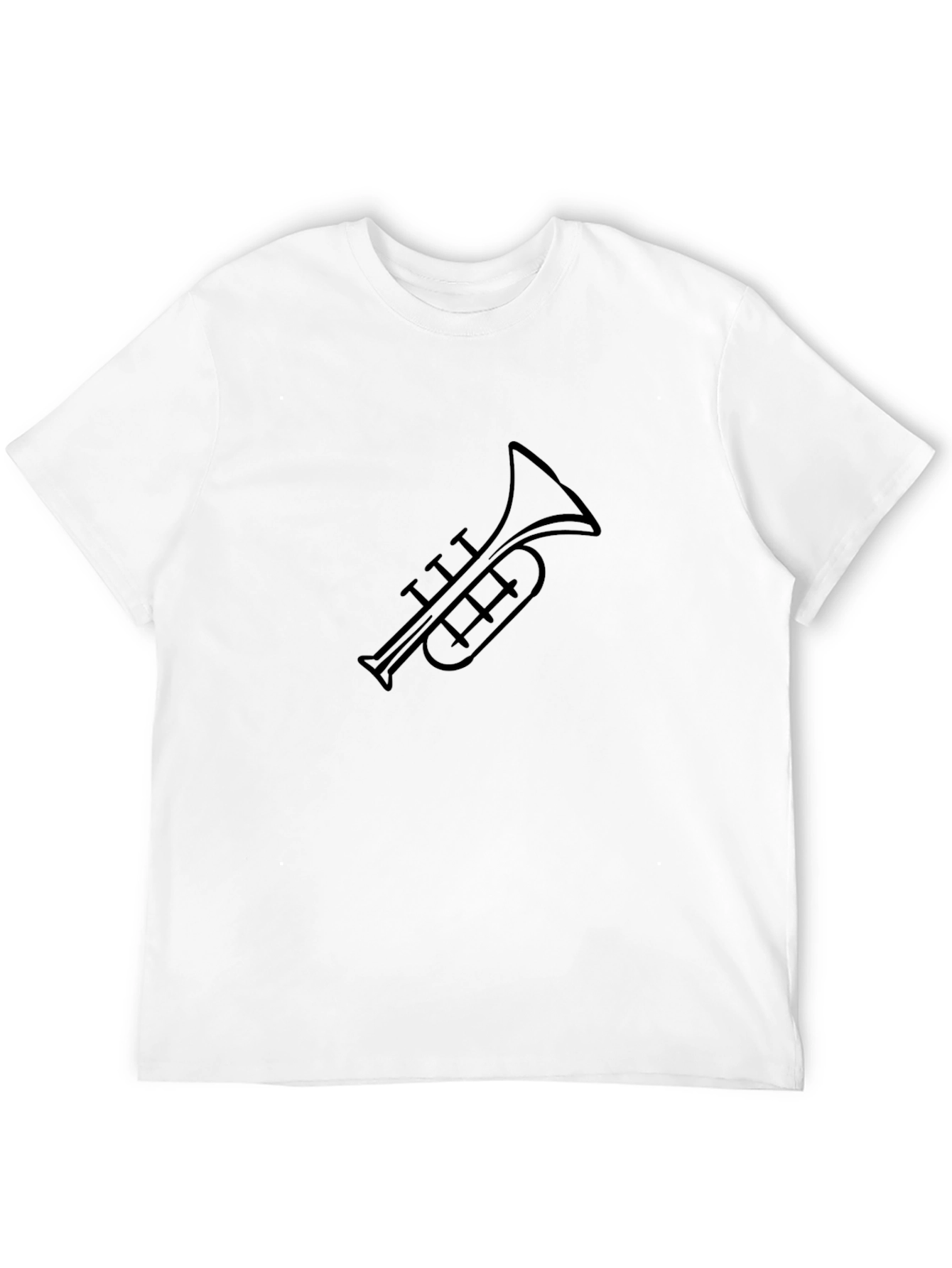 Black Black Trumpet Graphic T-Shirt - Stylish Music Tee view 12