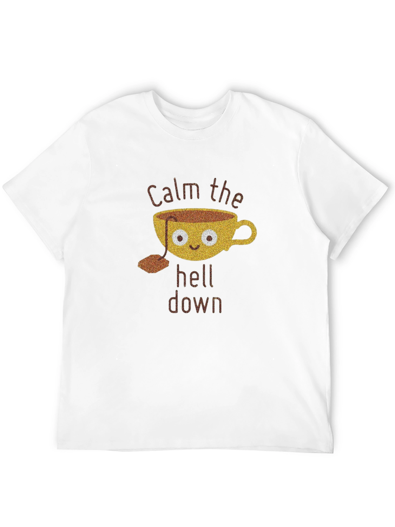 Black Calm the Hell Down Tee view 12