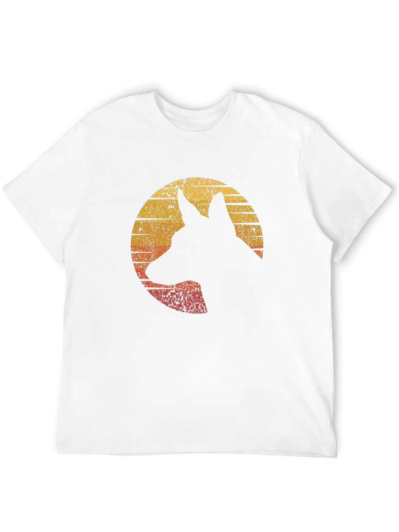 Black German Shepherd Silhouette Graphic Tee view 12
