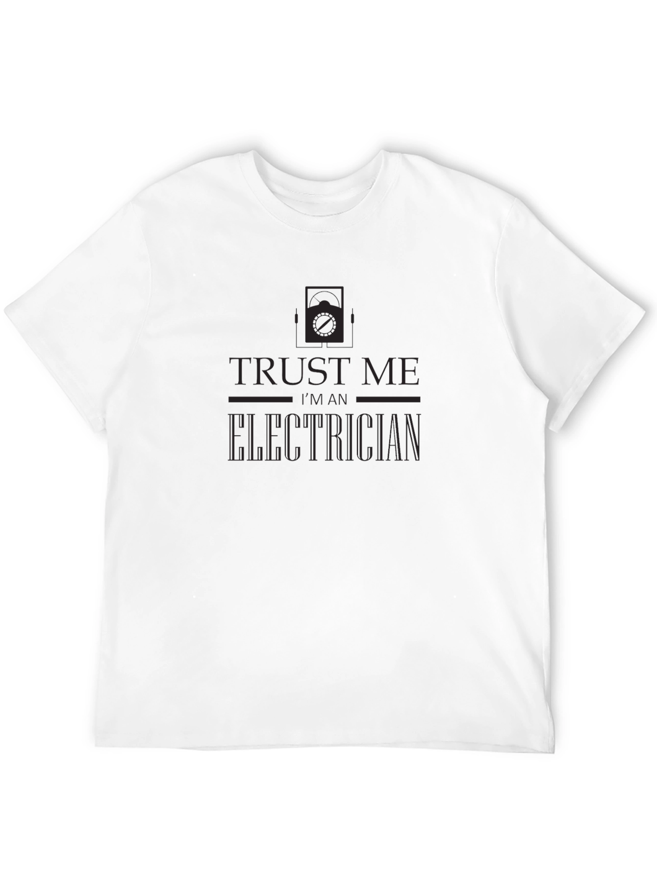 Trust Me I'm an Electrician Black Graphic Tee - 12