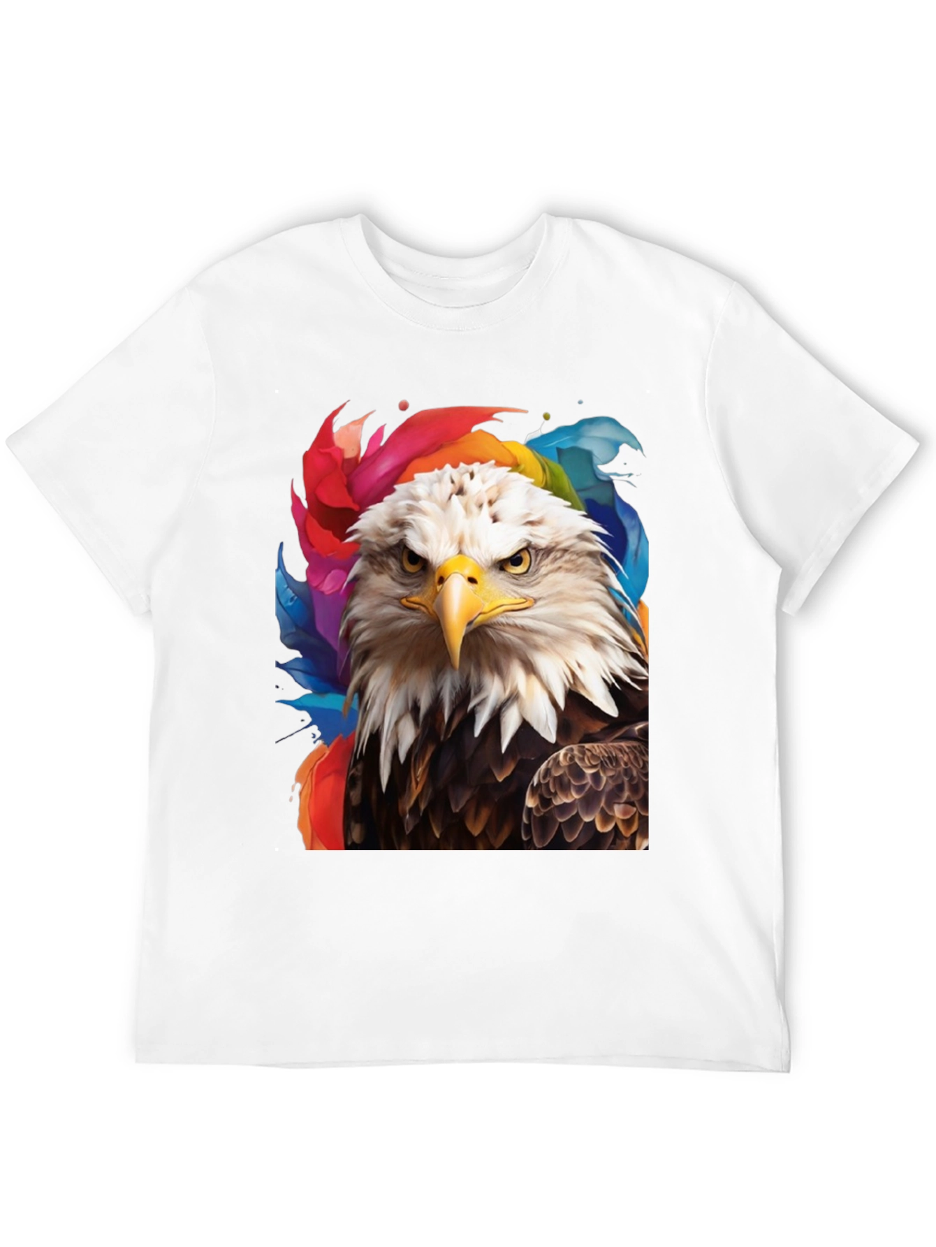 Black Bald Eagle Graphic Tee - Patriotic Style view 12