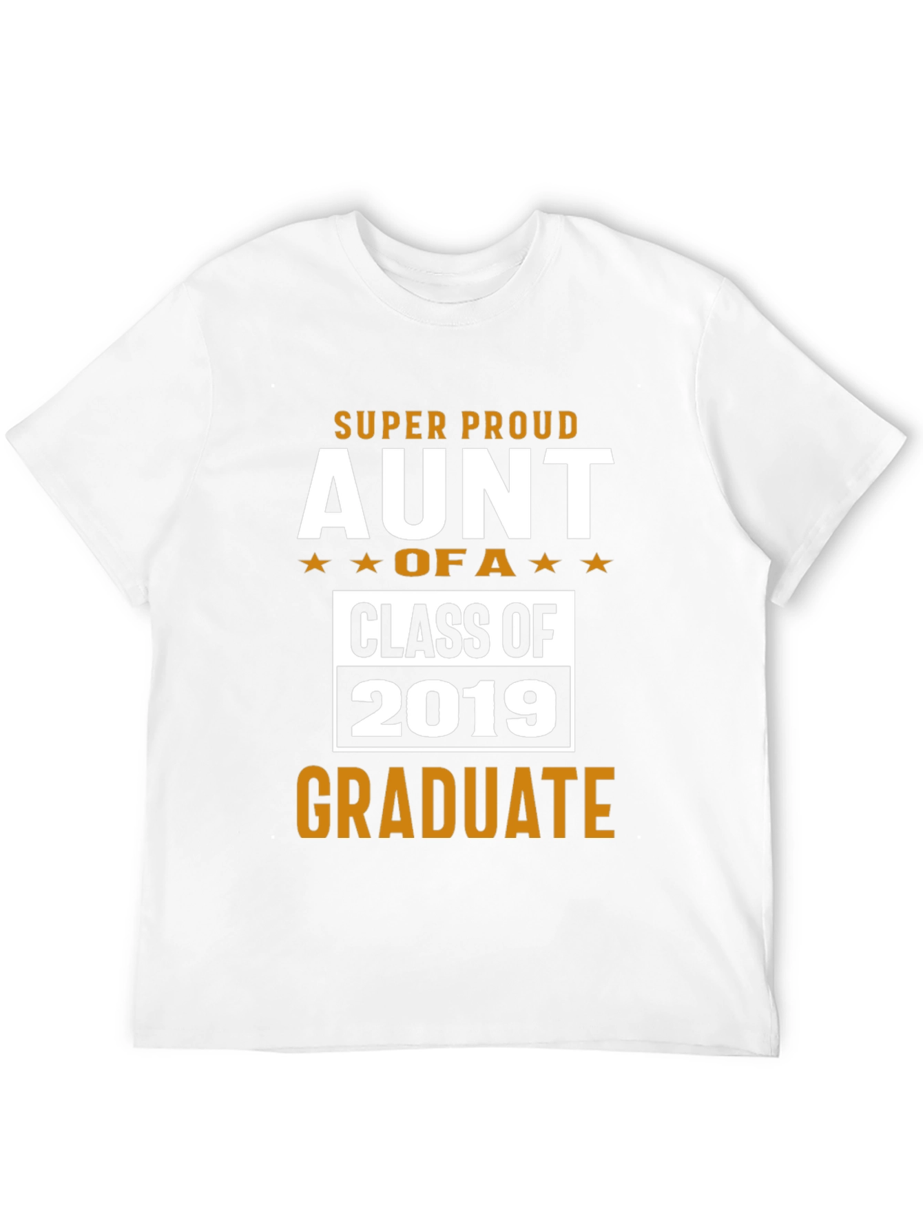 Black Super Proud Aunt of a 2019 Graduate T-Shirt view 12