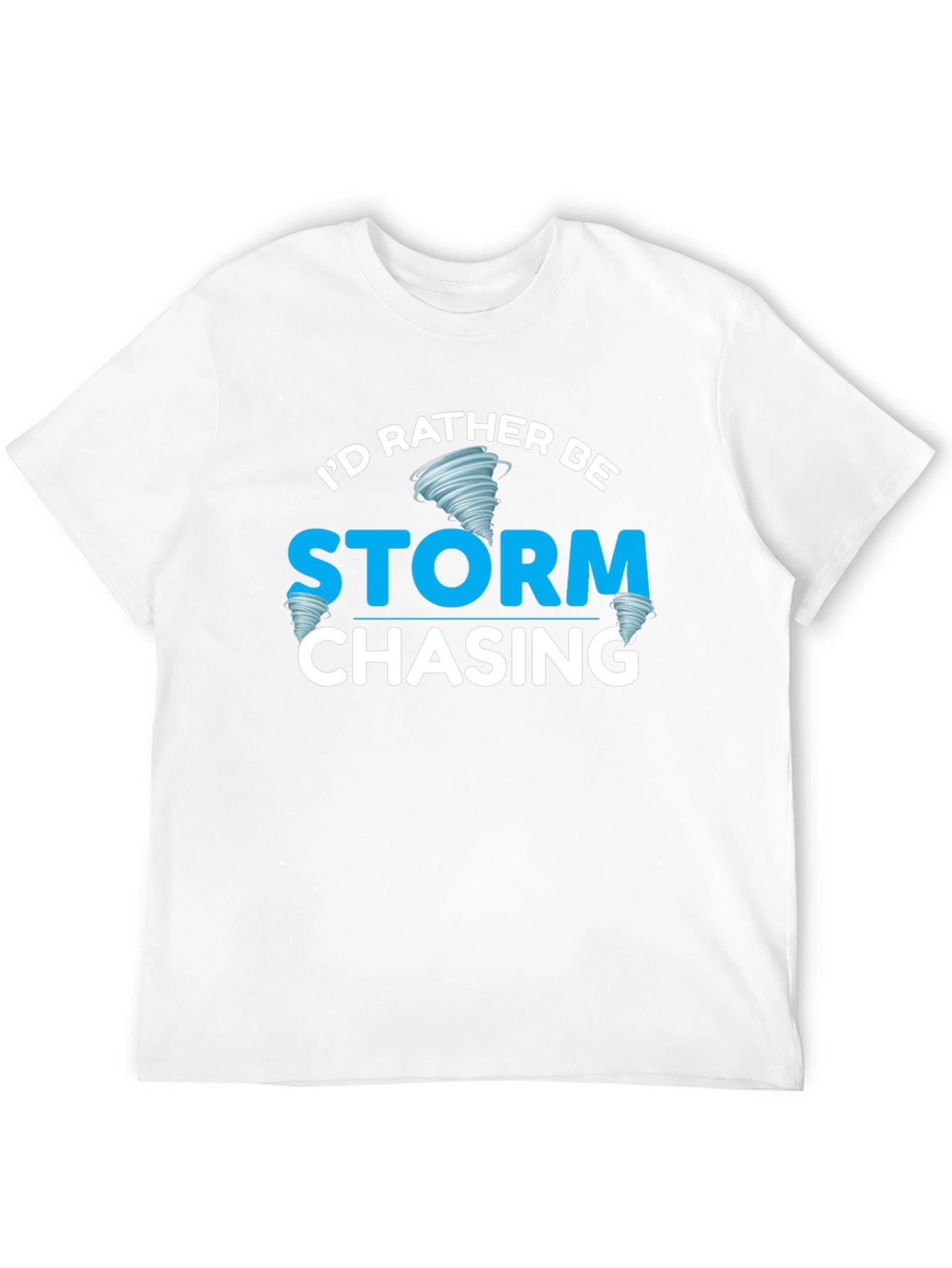 Black Storm Chaser Graphic Tee - Weather Enthusiast Shirt view 12