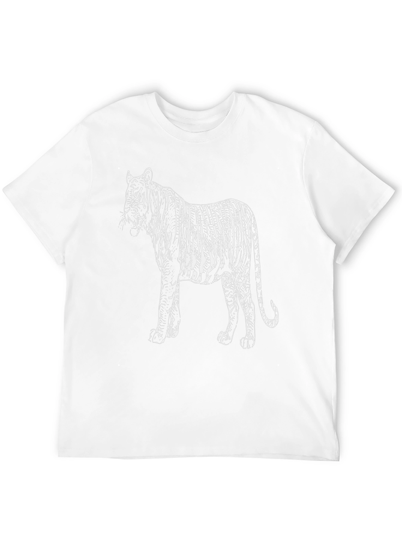 Black Black Tiger Graphic Tee - Unisex view 12