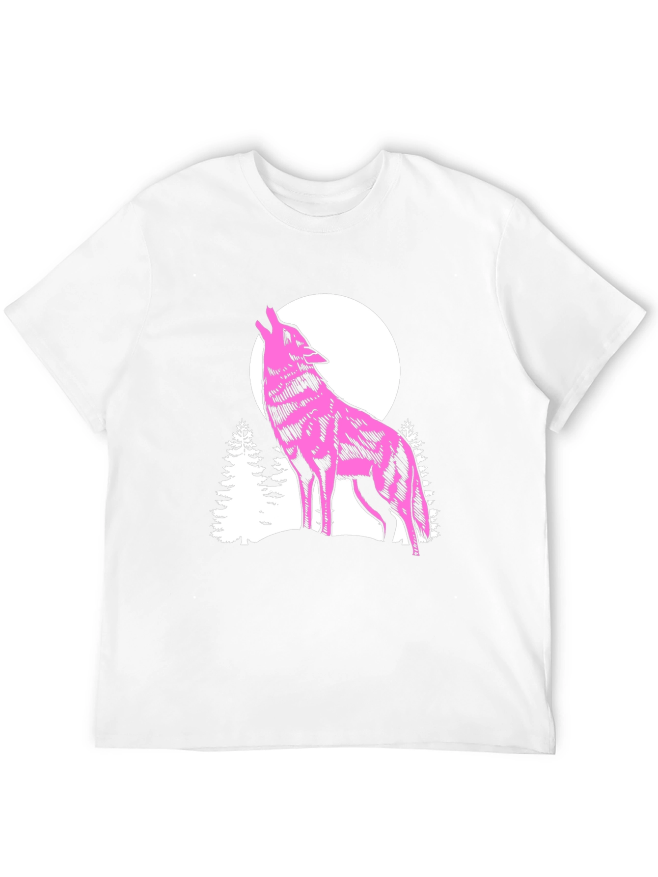 Black Wolf Moon Graphic Tee - Black T-Shirt view 12