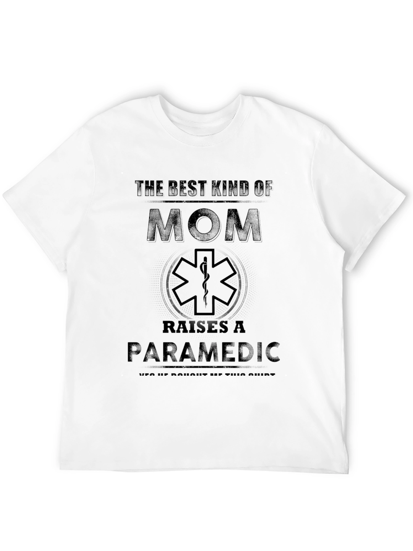 Black Best Kind of Mom Paramedic T-Shirt view 12