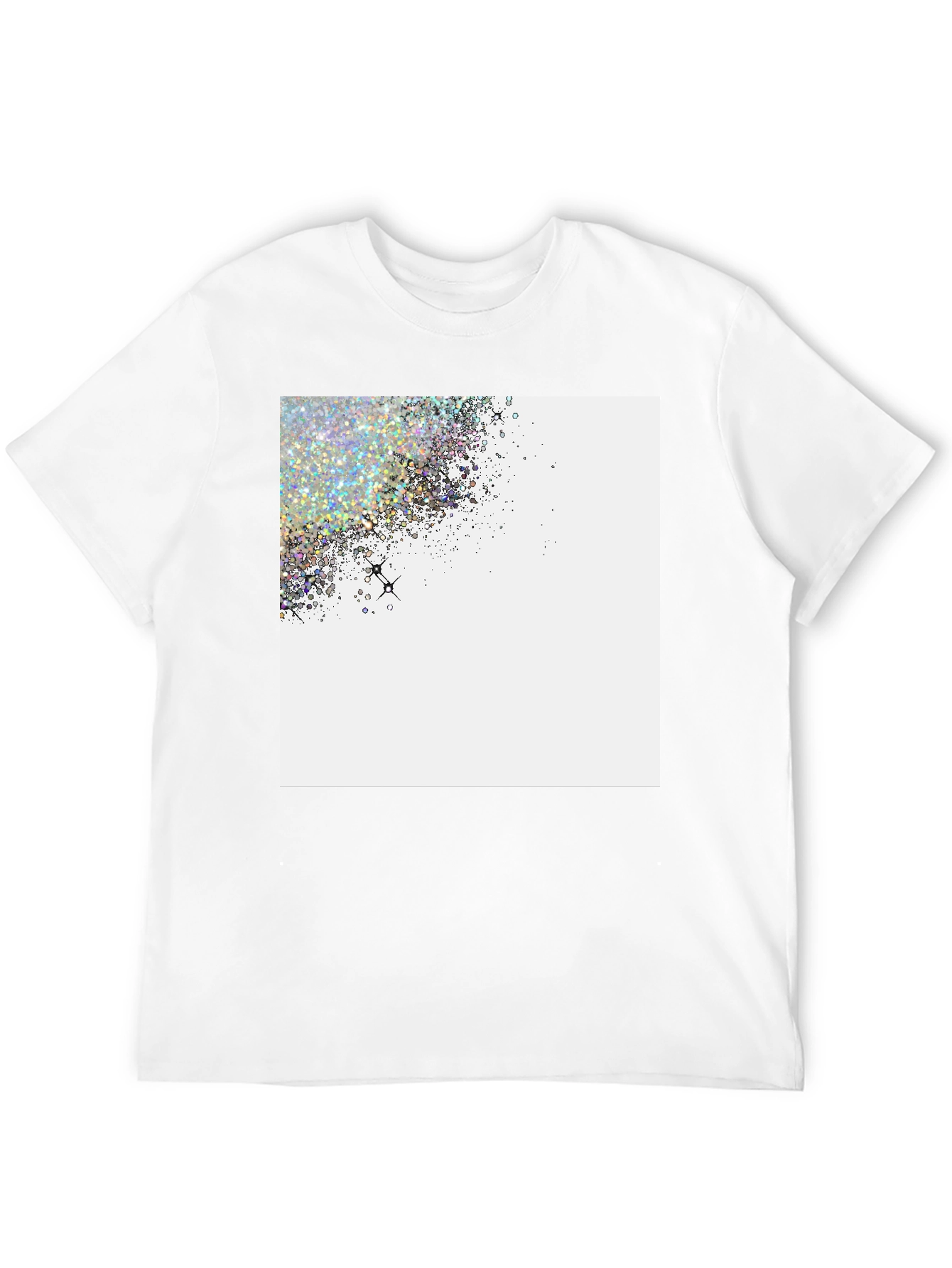 Sparkling Glitter Design Tee - 12