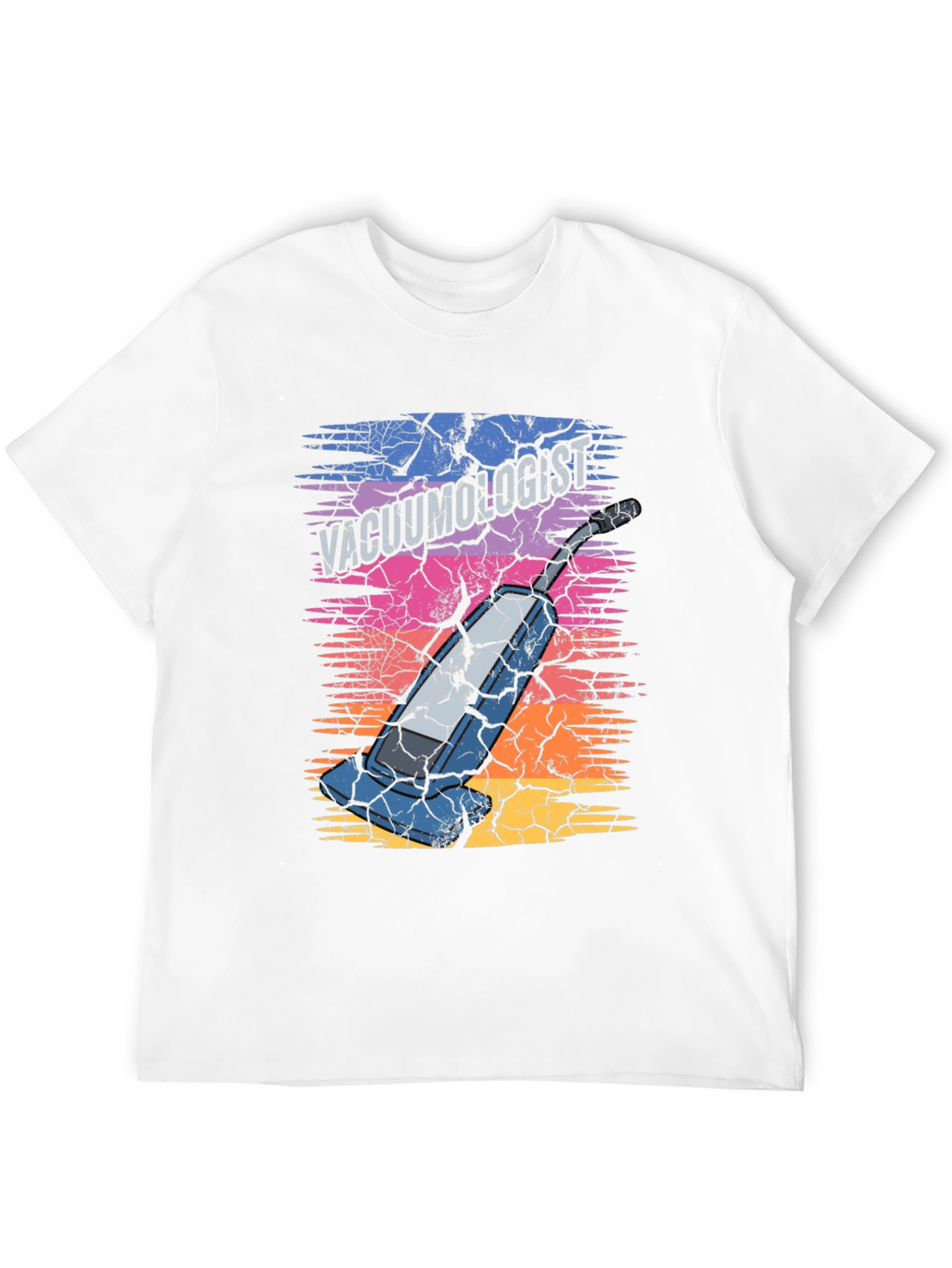 Black Vacuumologist Graphic Tee - Novelty T-Shirt view 12