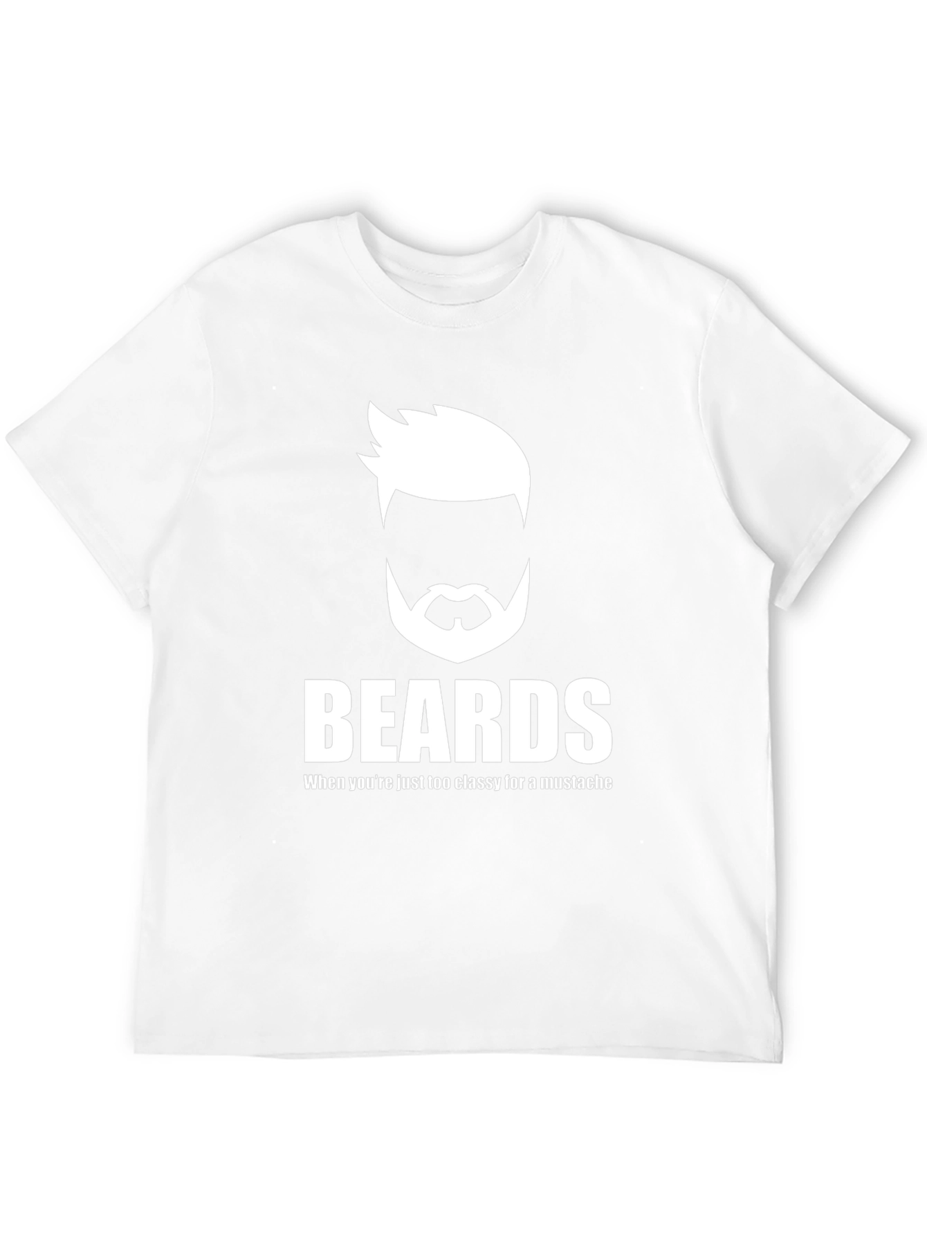 Black Beards Classy Graphic Tee - Cool Men's T-Shirt view 12