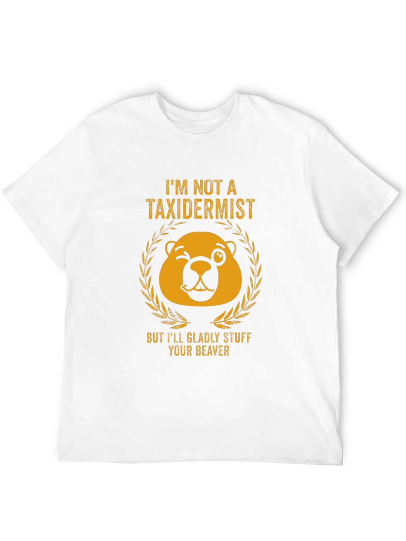 Black Funny Taxidermist Beaver Graphic T-Shirt view 12
