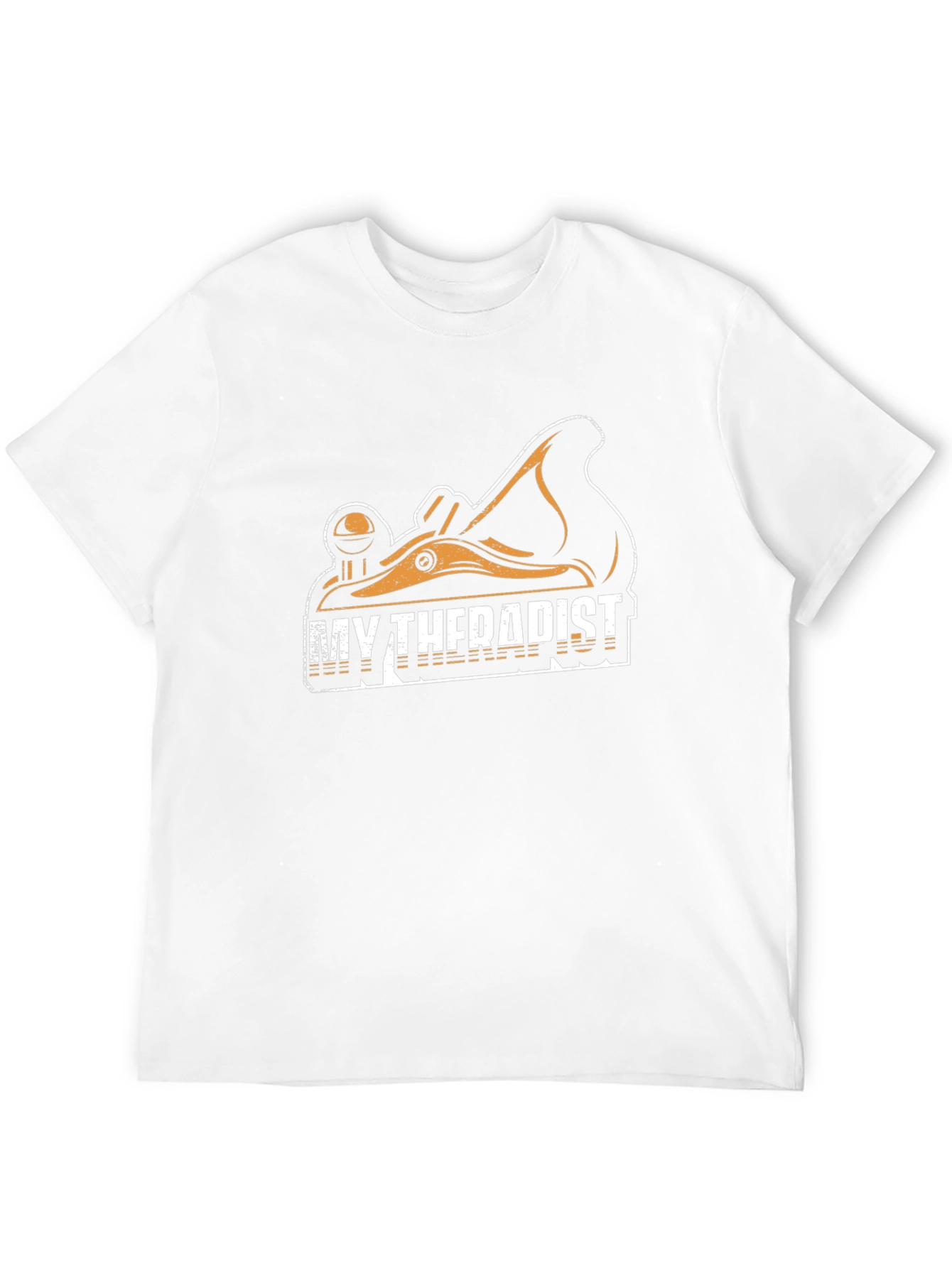 Black My Therapist Woodworking T-Shirt - Black view 12