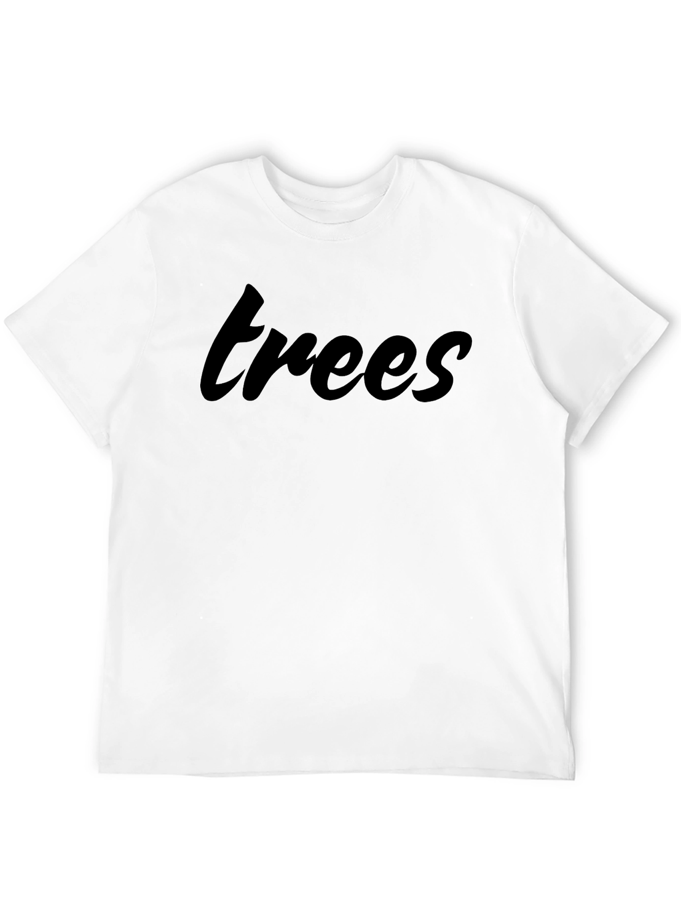 Black Trees Graphic Print Black T-Shirt view 12