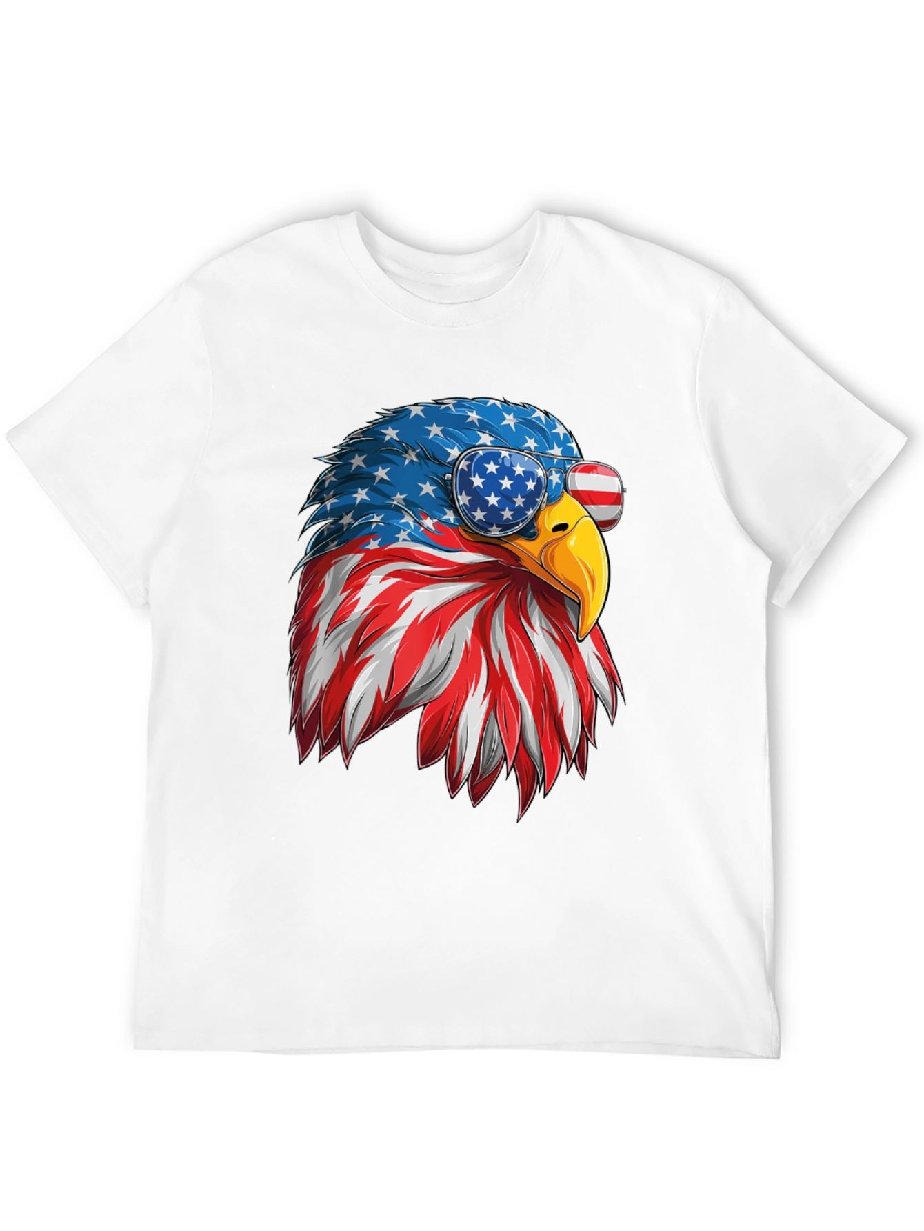 Black Patriotic Eagle Graphic Tee view 12