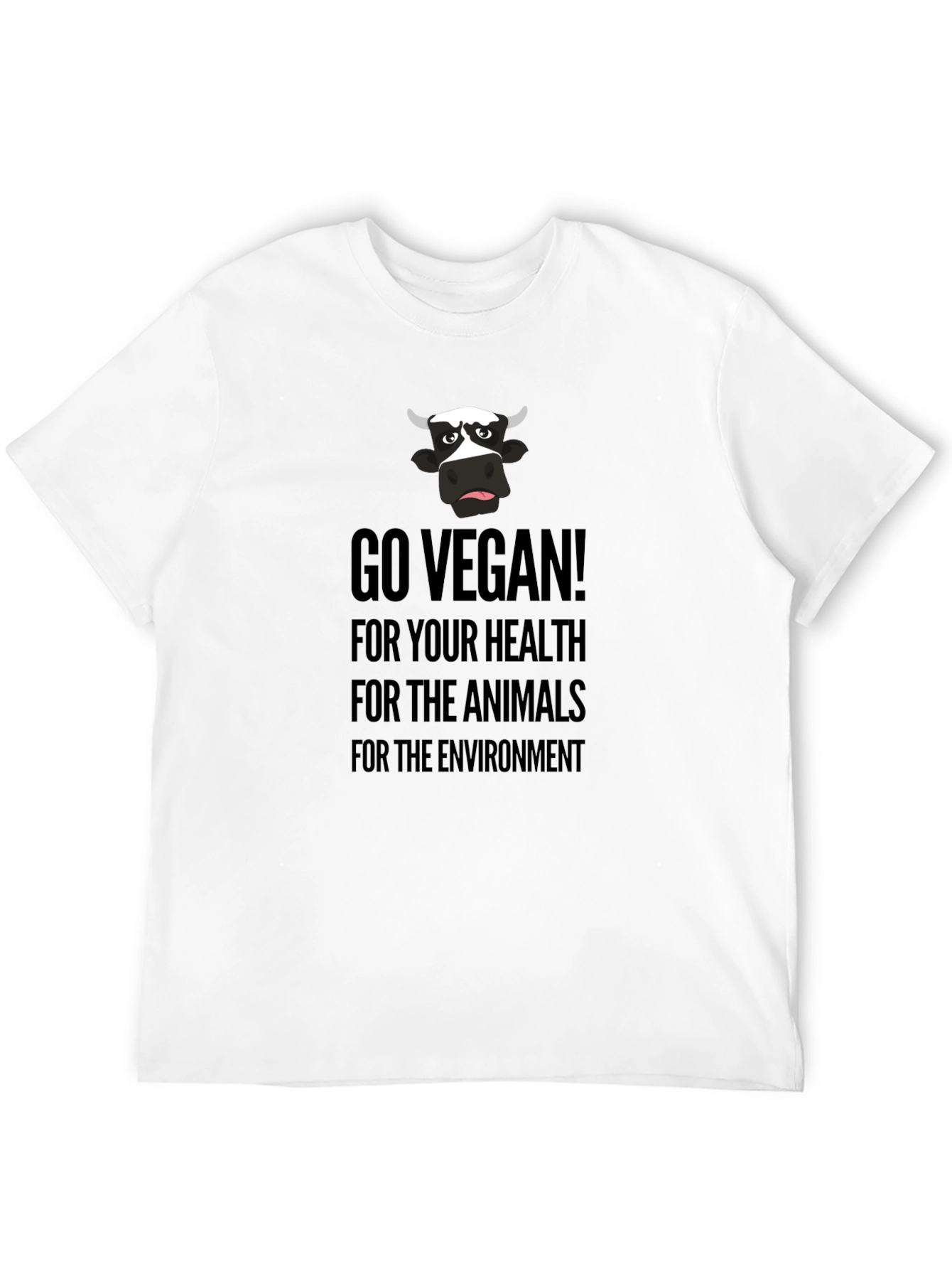 Go Vegan Graphic Tee - Health, Animals, Environment - 12