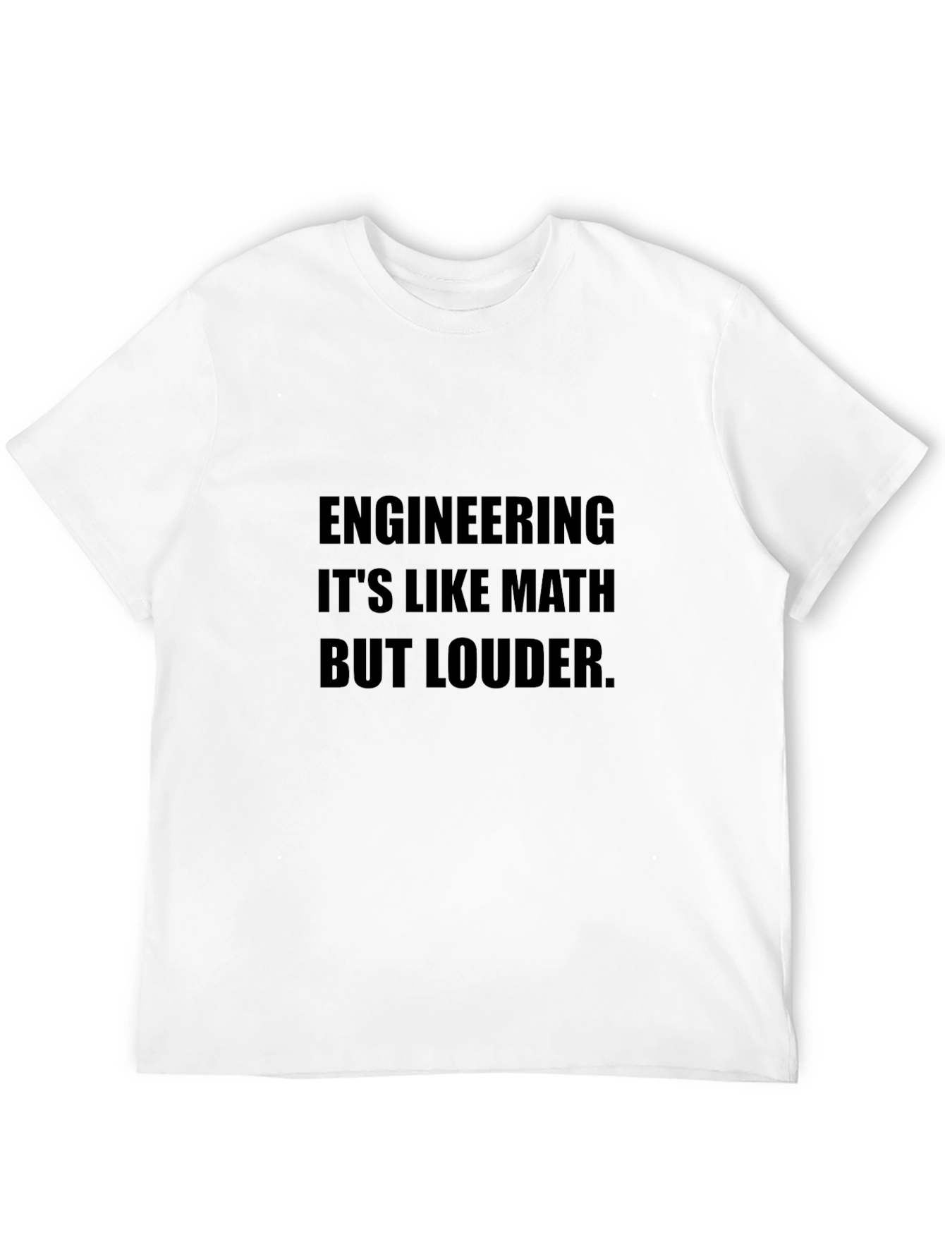 Black Engineering: Louder Than Math T-Shirt view 12