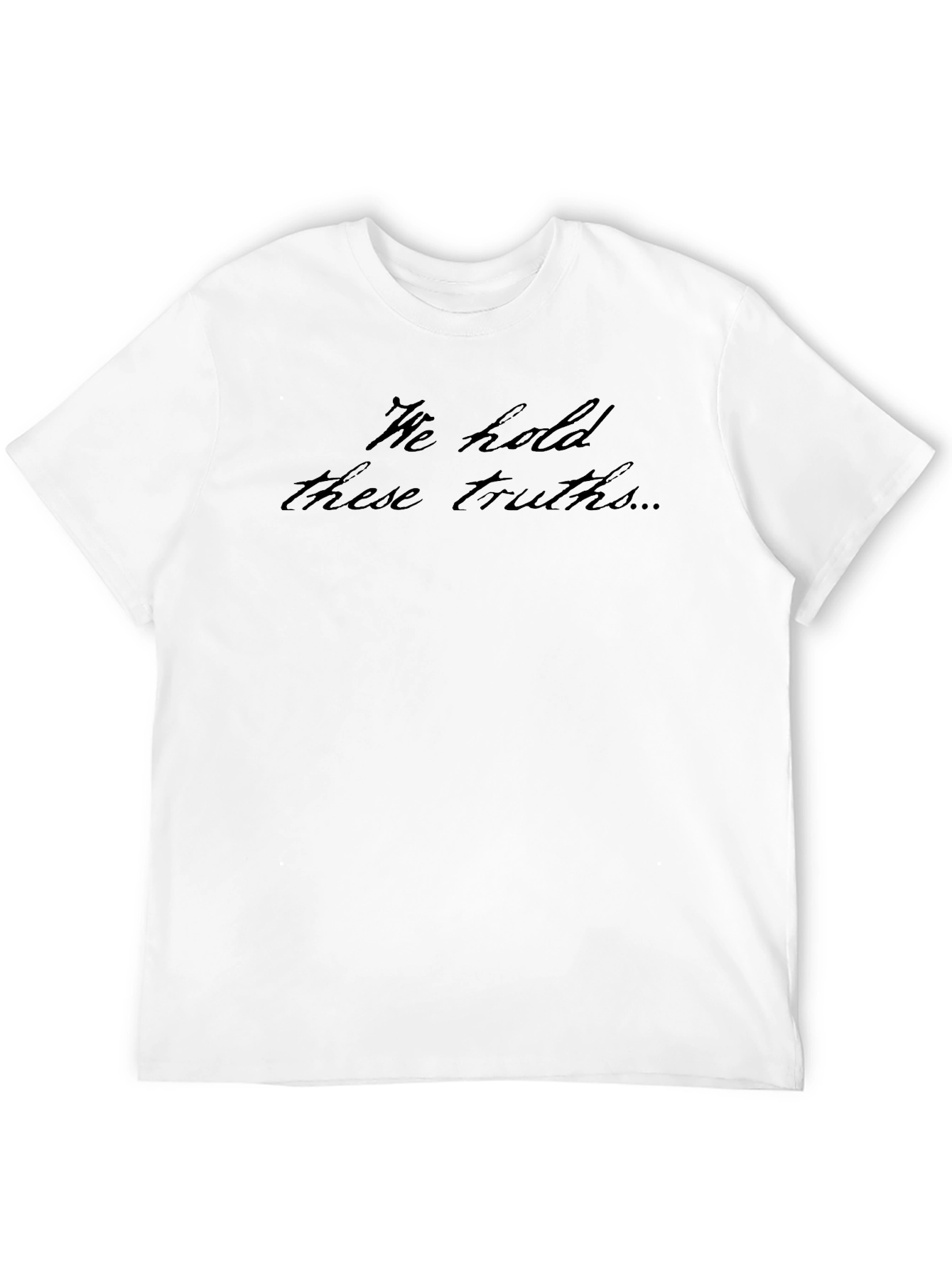 Black We Hold These Truths T-Shirt view 12