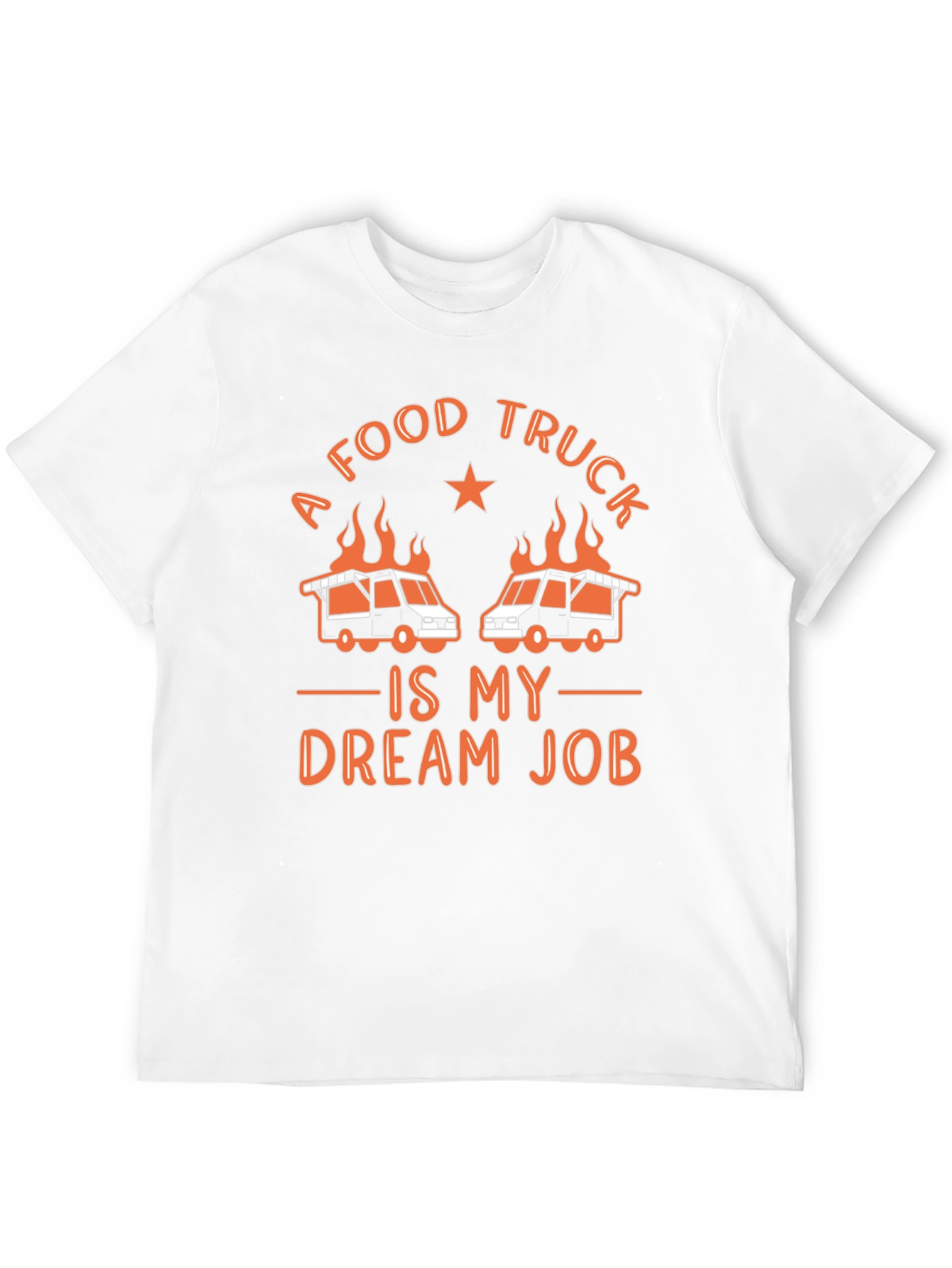 Black Food Truck Dream Job Graphic Tee view 12