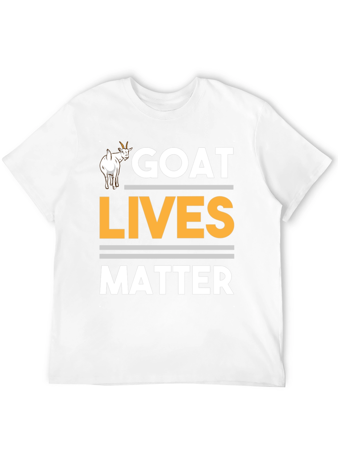Black Goat Lives Matter T-Shirt - Funny Graphic Tee view 12