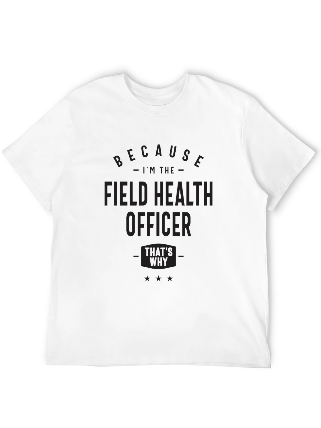 Black Field Health Officer Graphic T-Shirt view 12