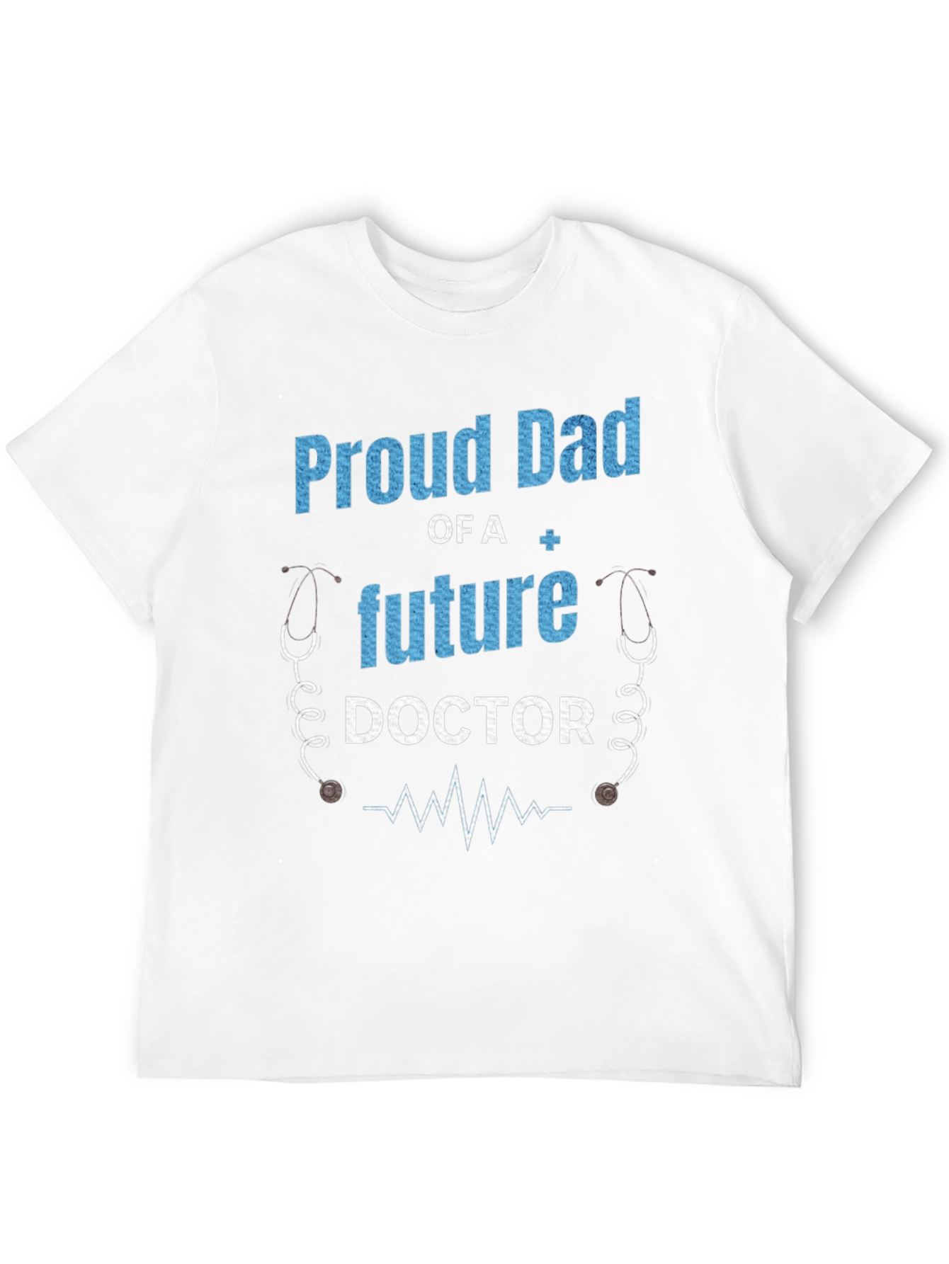 Black Proud Dad of a Future Doctor T-Shirt view 12