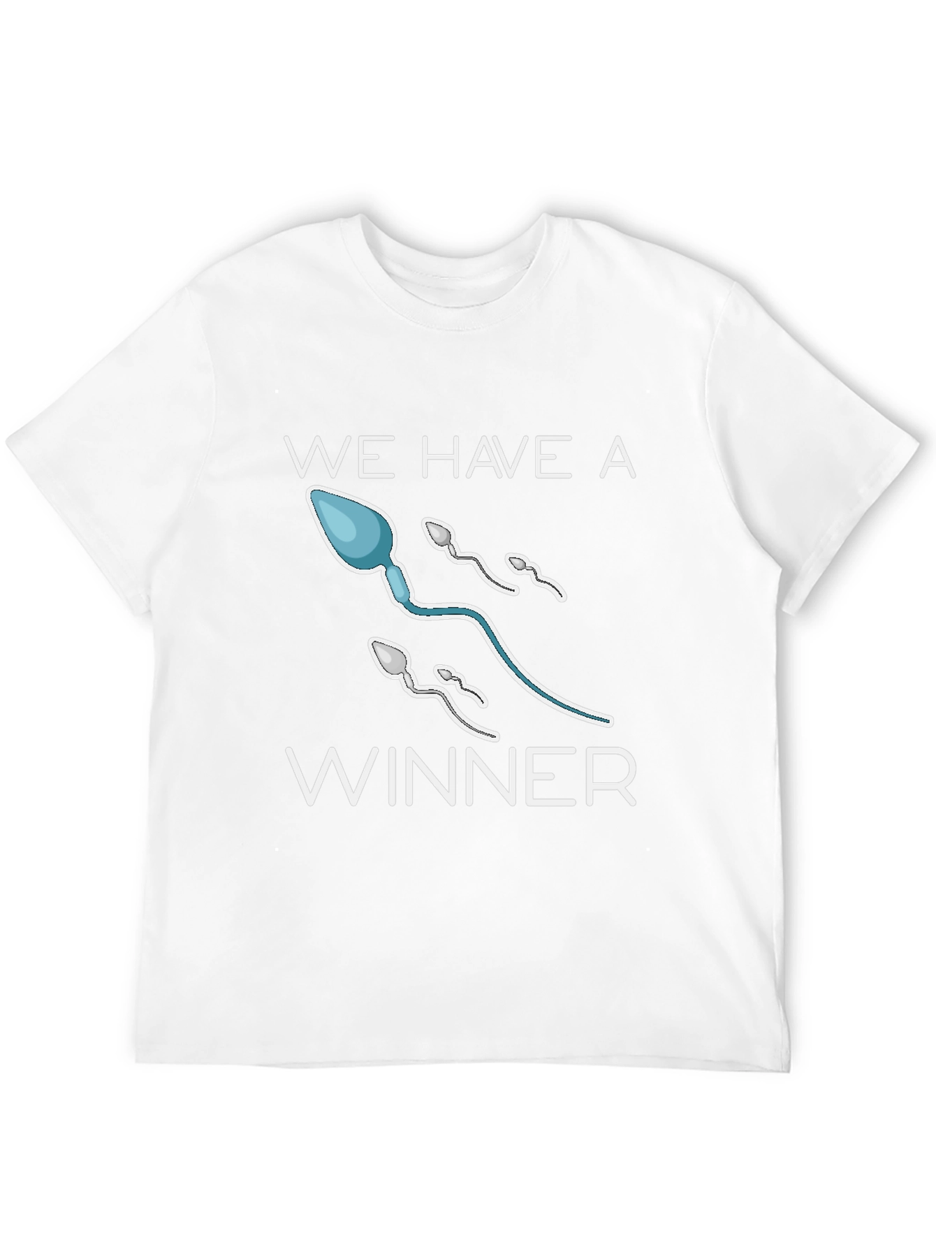 Black We Have a Winner Funny T-Shirt view 12