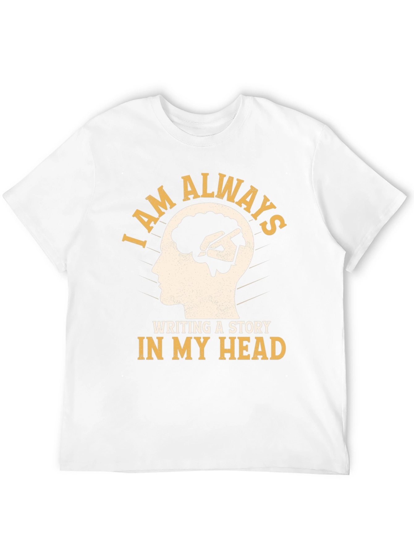 Black Creative Mind T-Shirt - Always Writing a Story view 12