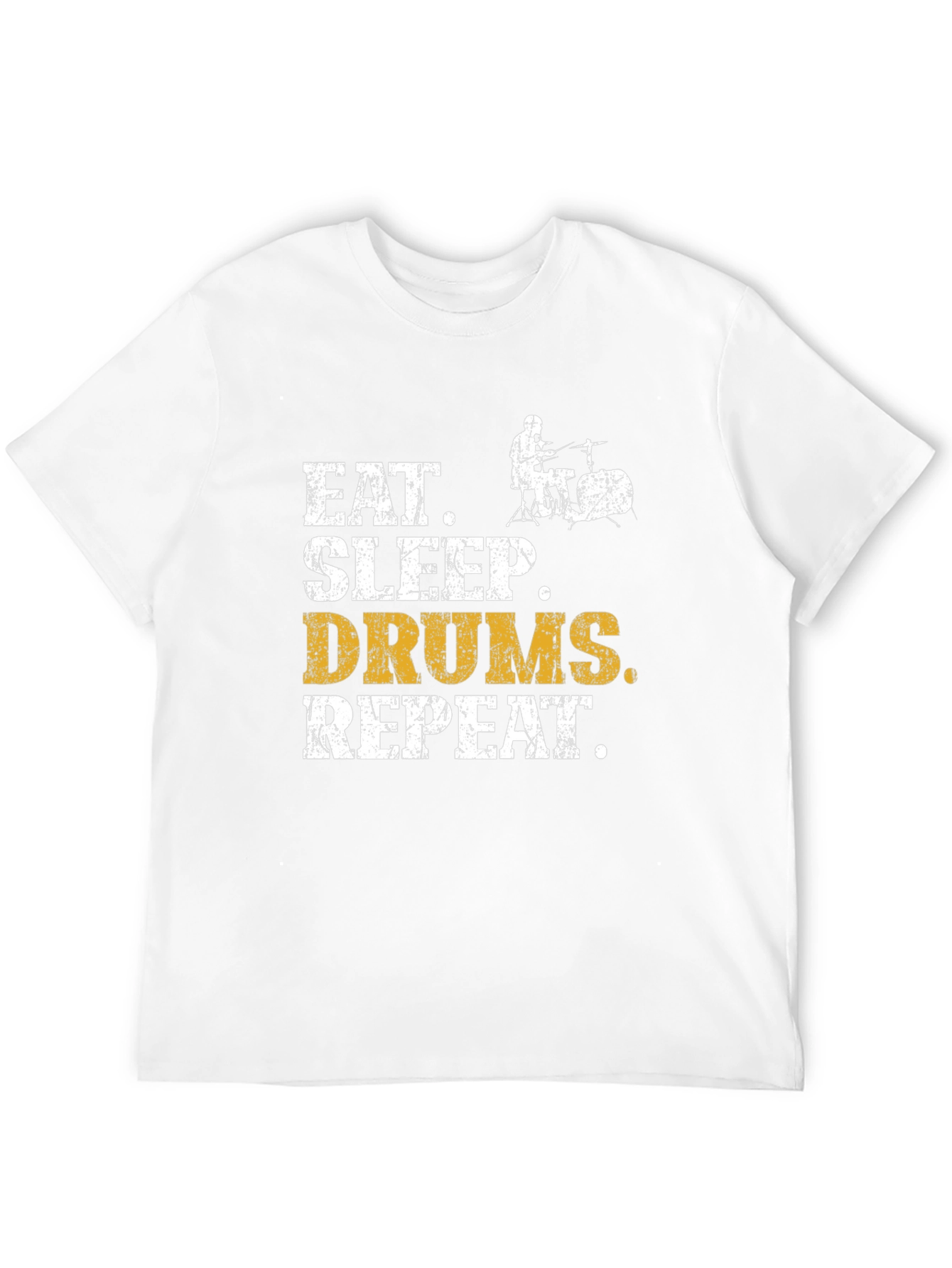 Eat Sleep Drums Repeat Graphic Tee - 12