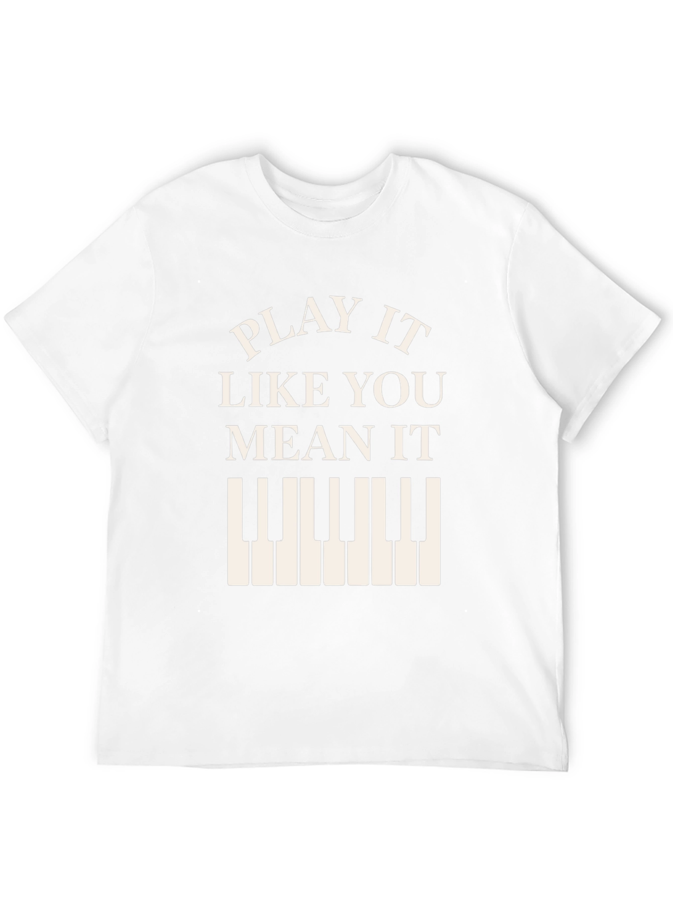 Black Play It Like You Mean It Piano T-Shirt view 12