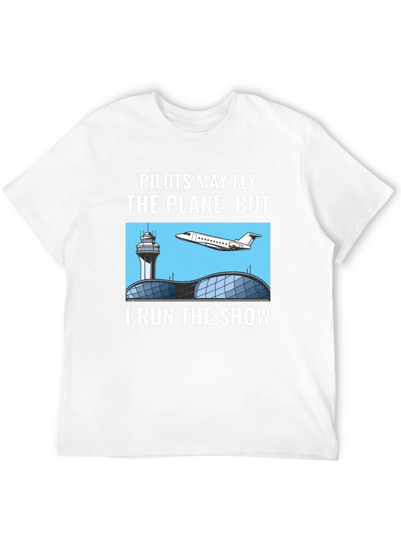 Black Pilots May Fly the Plane T-Shirt - Air Traffic Controller Tee view 12