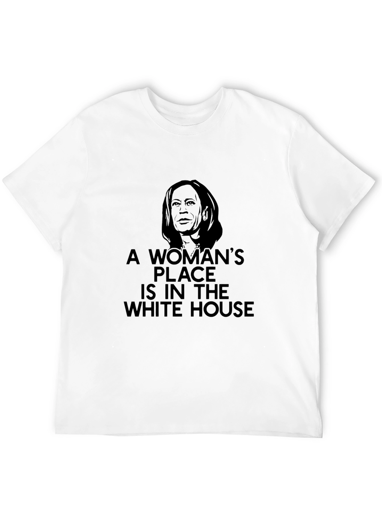 Black Kamala Harris White House T-Shirt view 12