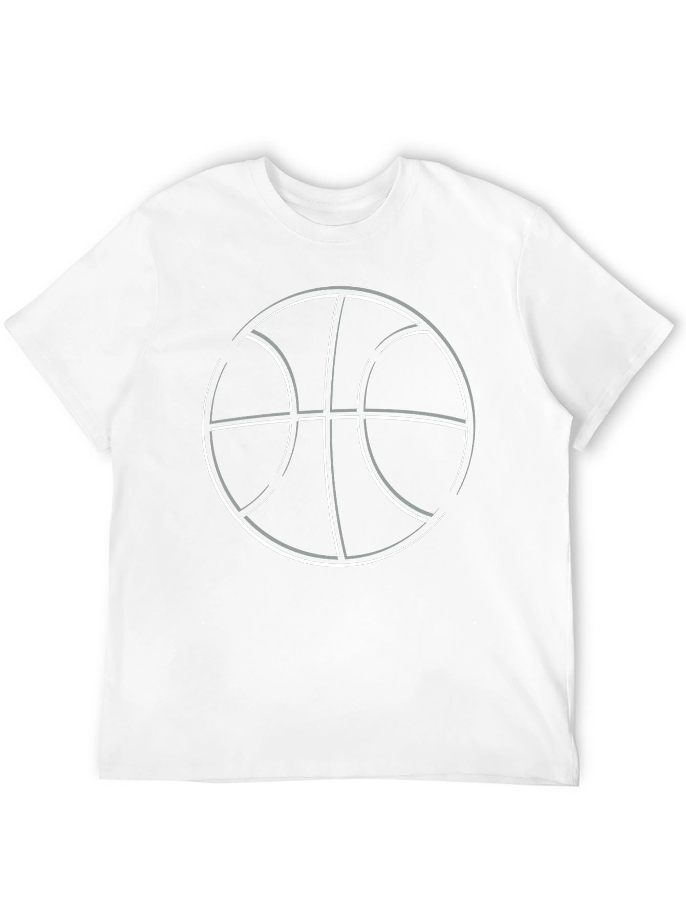 Black Basketball Graphic Tee - Black Cotton T-Shirt view 12