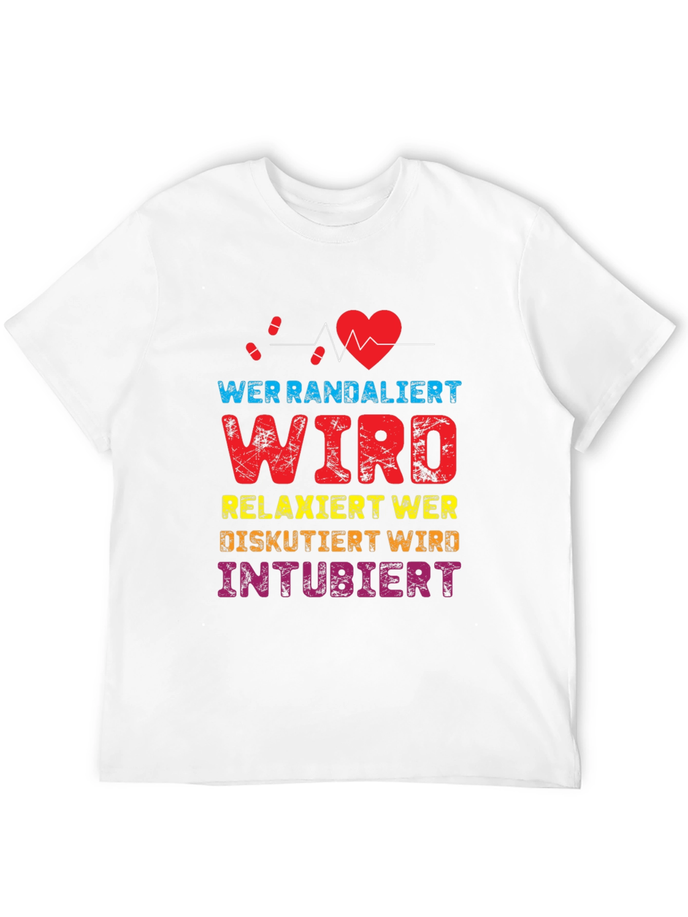 Black Wer Randaliert Funny Medical T-Shirt view 12