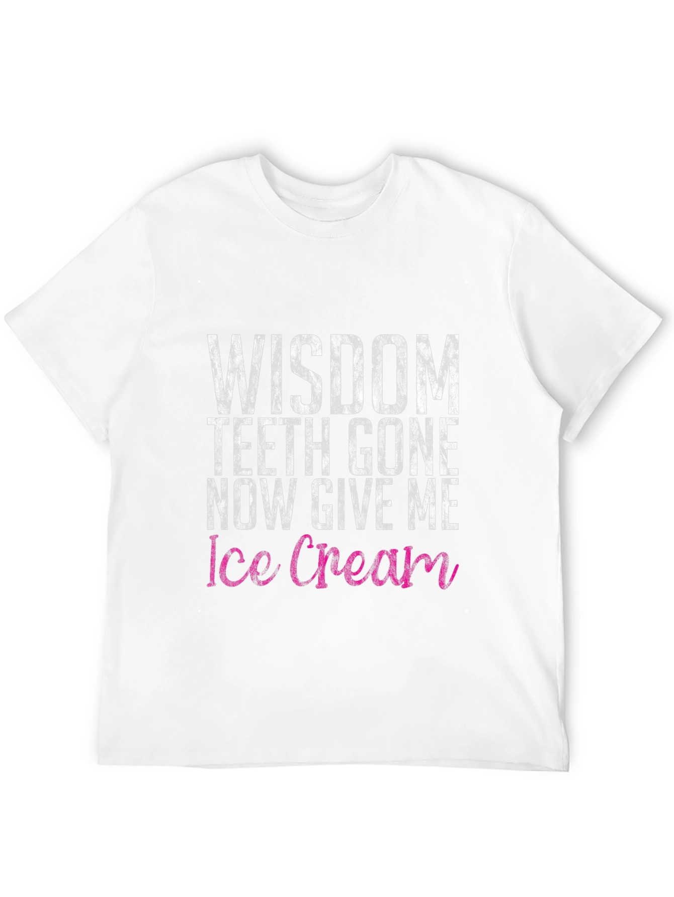 Black Wisdom Teeth Ice Cream Funny Graphic Tee view 12